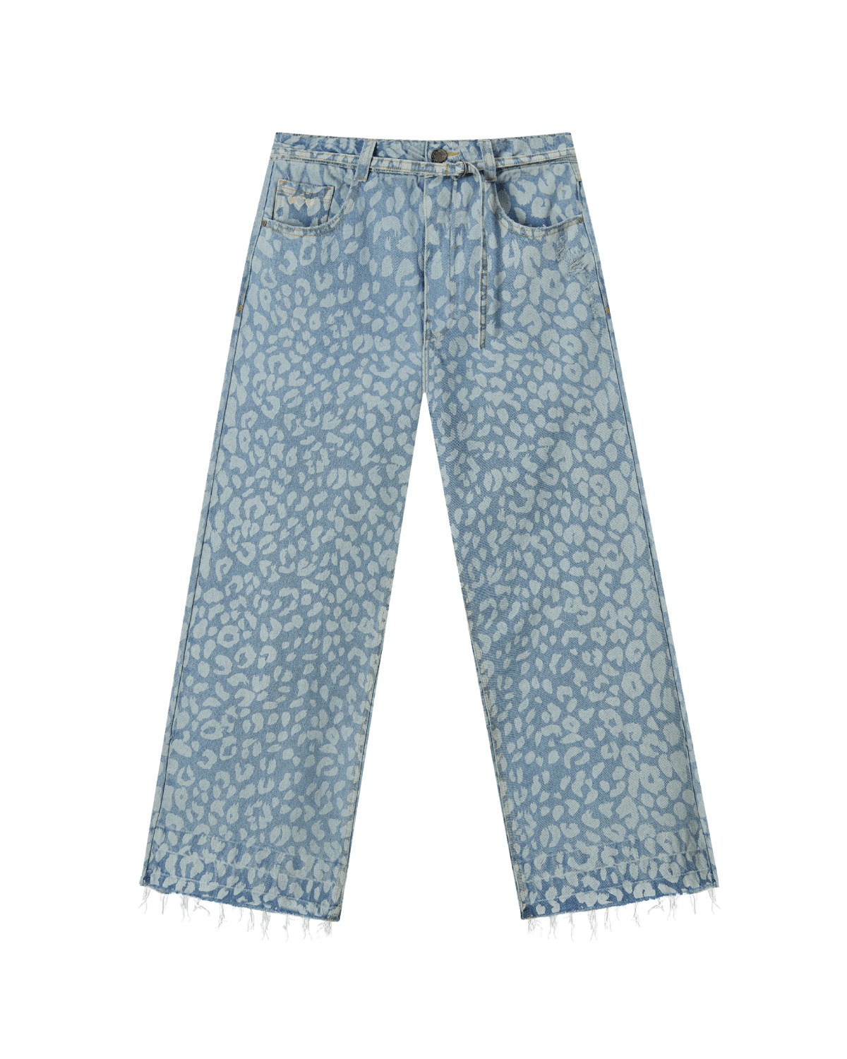 Calça Baggy Nude Project Old Jeans Animal Print
