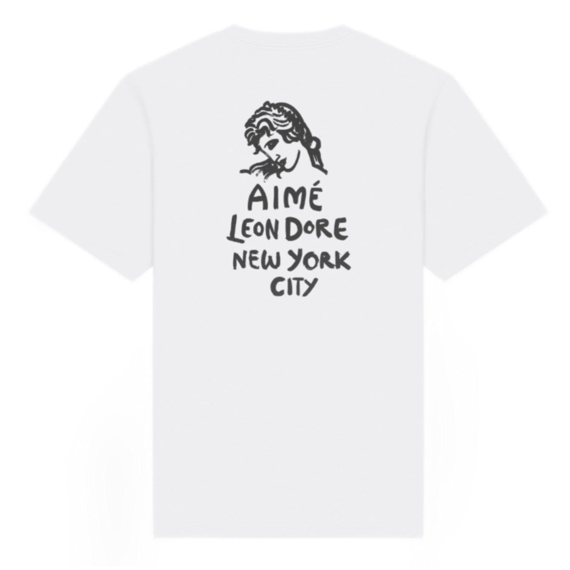 Camiseta Aimé Leon Dore Form Logo Branco - Visual 2