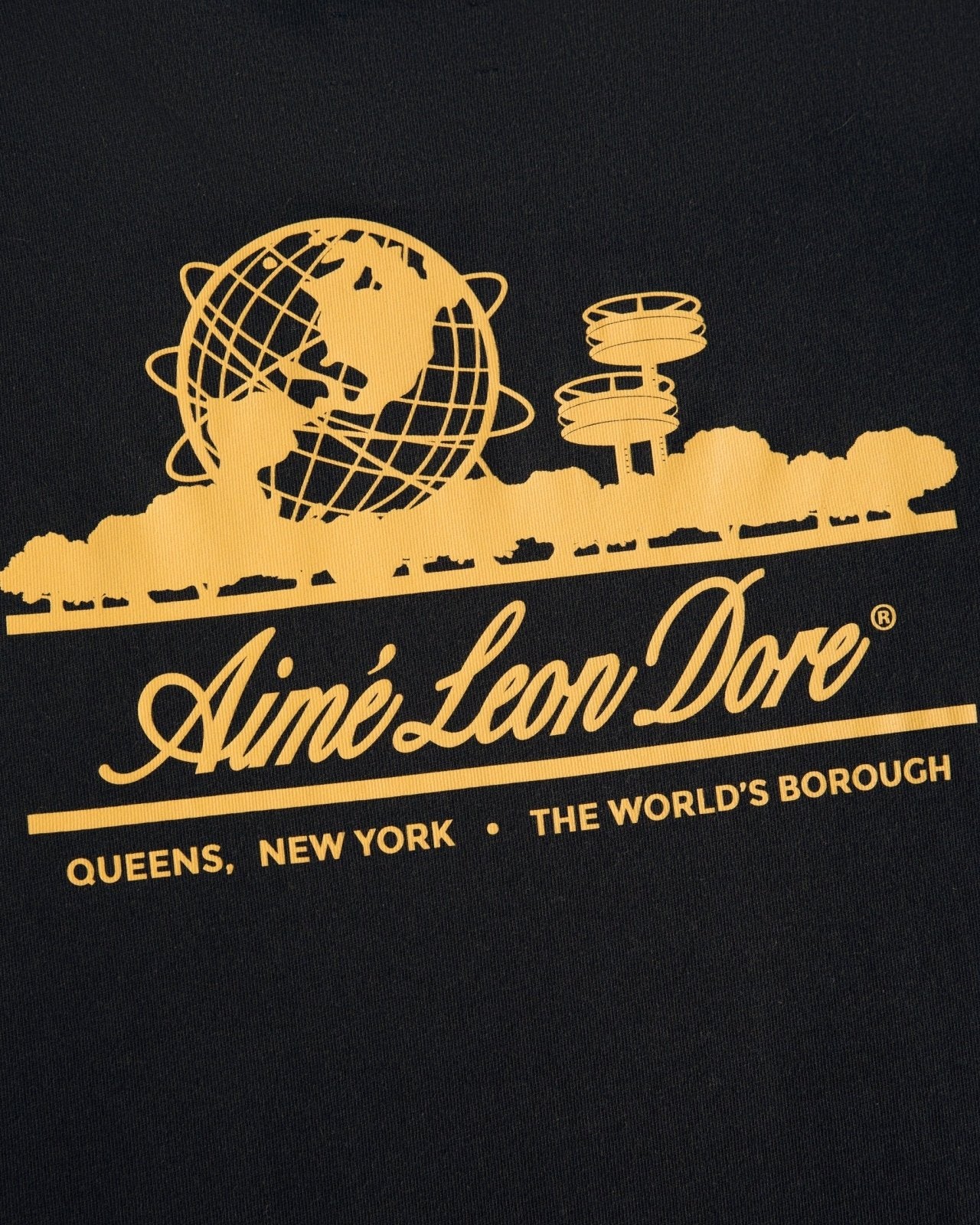 Camiseta Aimé Leon Dore Unisphere Preto - Estilo único