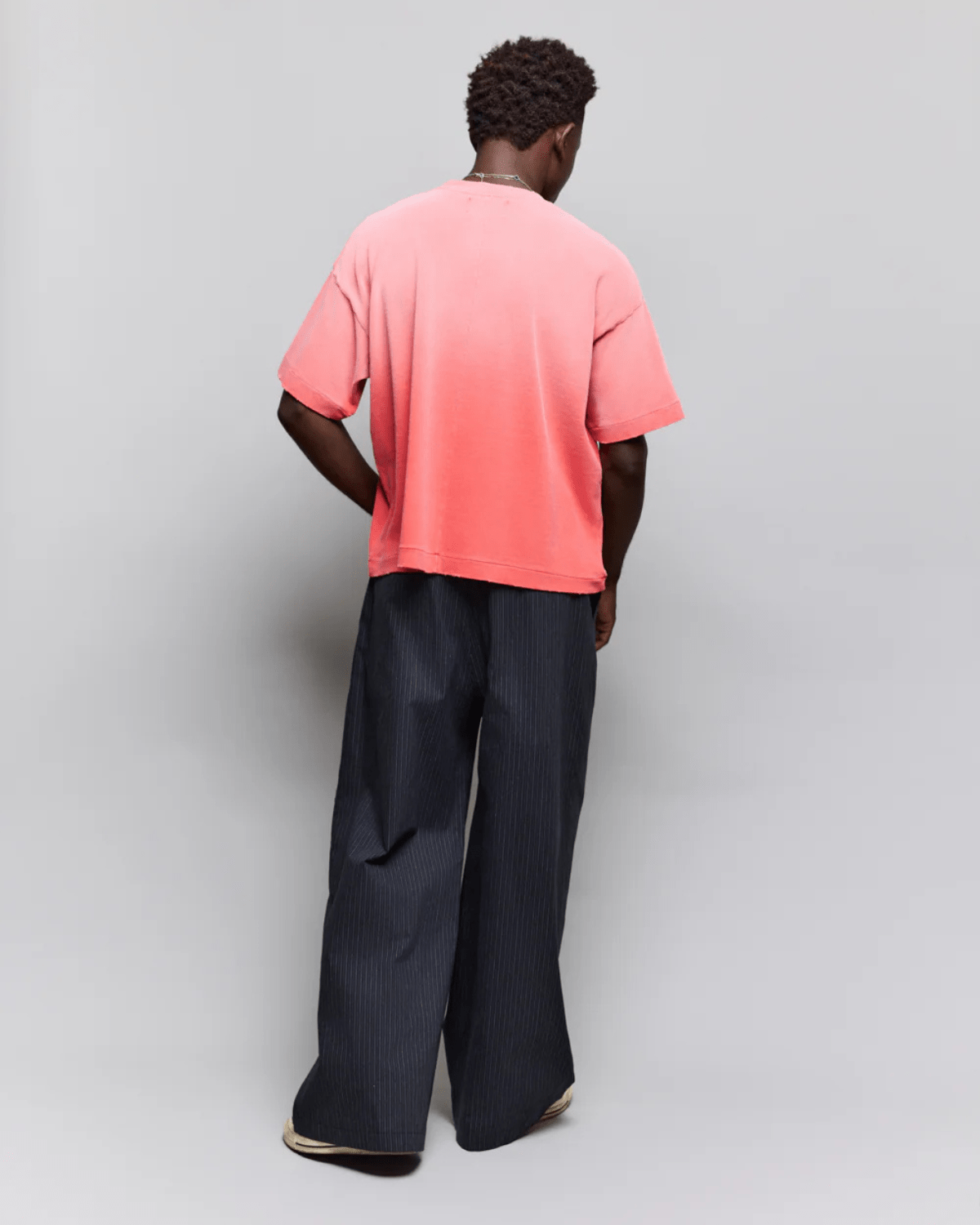 Camiseta Egho Studios Boxy Faded Vermelha - Imagem 3