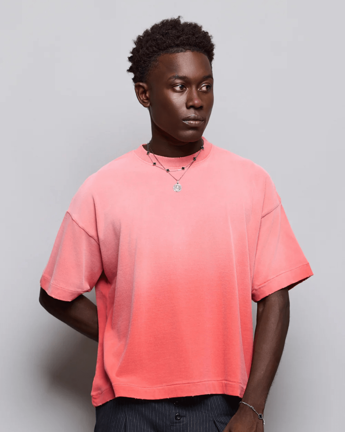 Camiseta Egho Studios Boxy Faded Vermelha - Imagem 2
