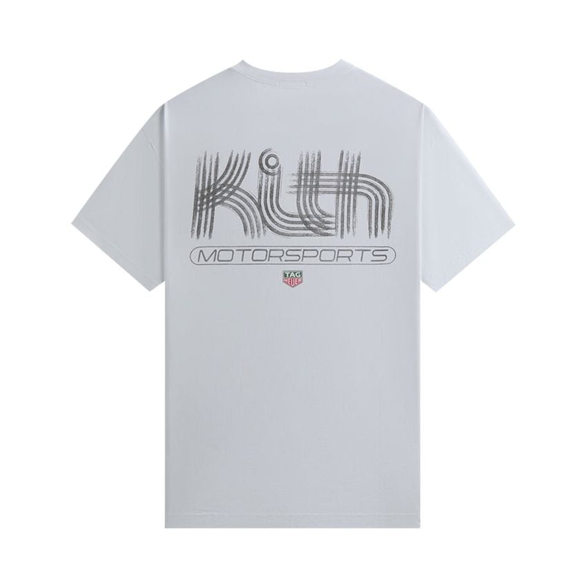 Camiseta Kith x TAG Heuer Formula 1 Badge Pocket Branco