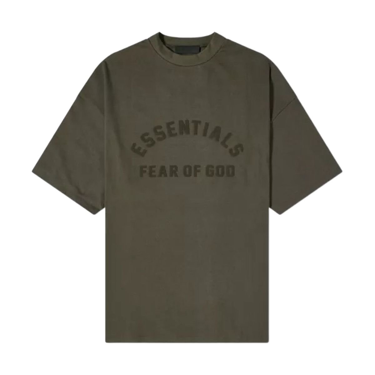 Camiseta Oversized Fear of God Essentials Ink Cinza 1
