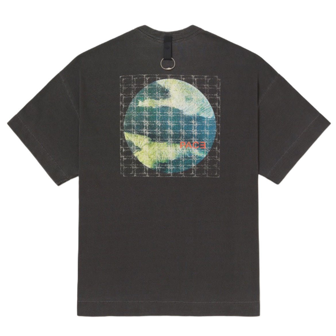 Camiseta Oversized Pace Grind Moon Washed Black Cinza