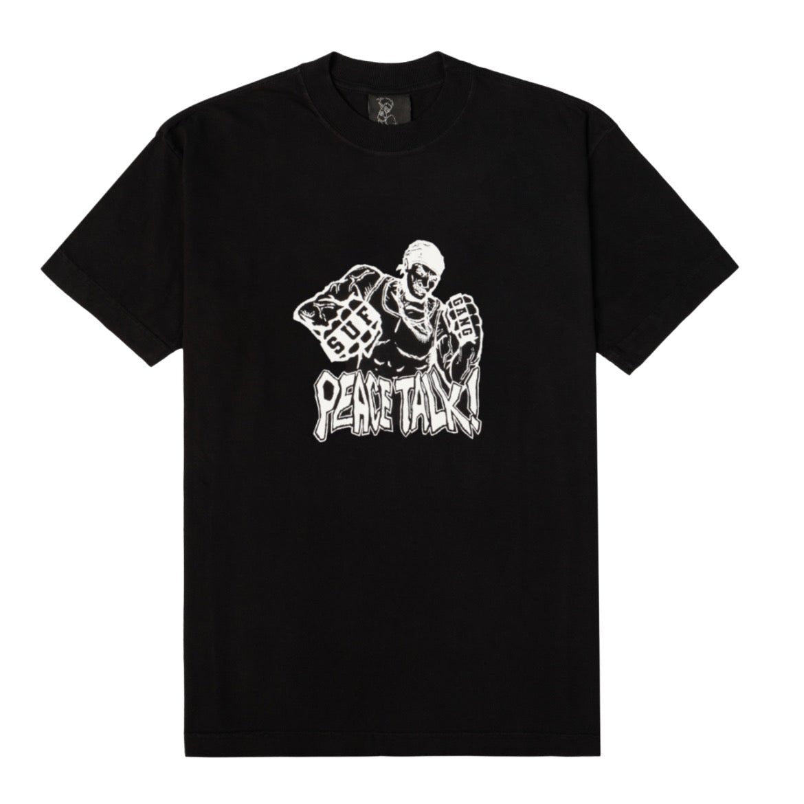 Camiseta Sufgang Peace Talk Preto - Estampa frontal