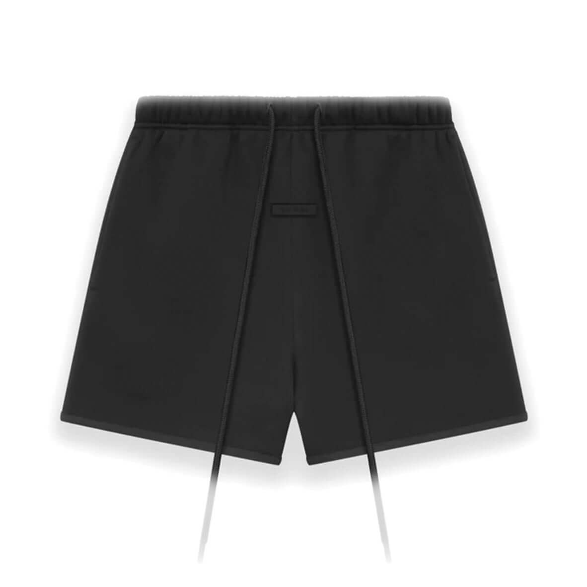 Shorts Essentials Fear of God Jet Black Fleece Running Preto 1