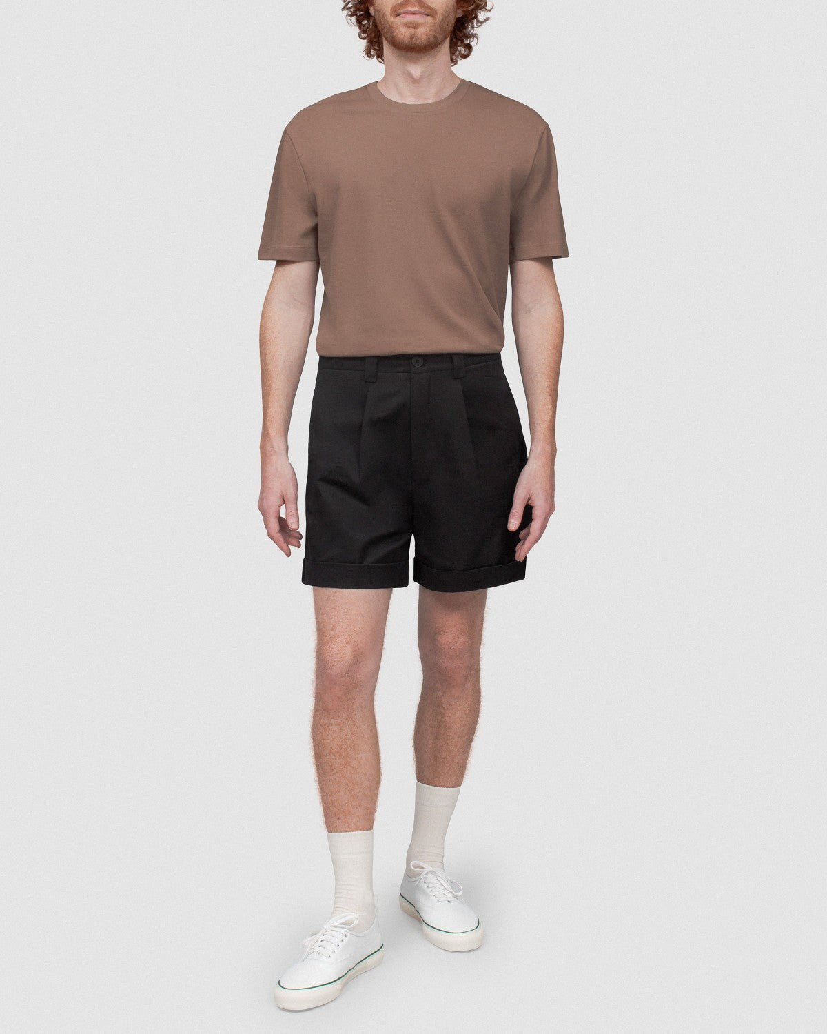 Shorts Saint Studios Alfaiataria Barra Italiana Preto