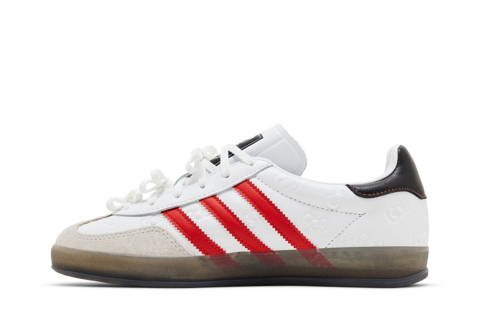 Tênis Adidas Gazelle Indoor x Hello Kitty - Cloud White Red