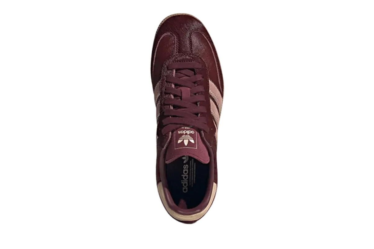 Tênis adidas Samba Og Marron Sand Strata Pony Vinho - Detalhes