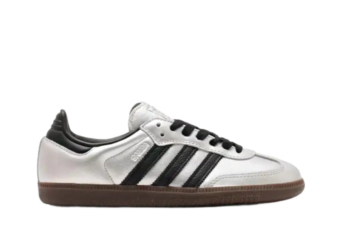 Tênis Adidas Samba OG Metallic Silver Prata - Visual 1