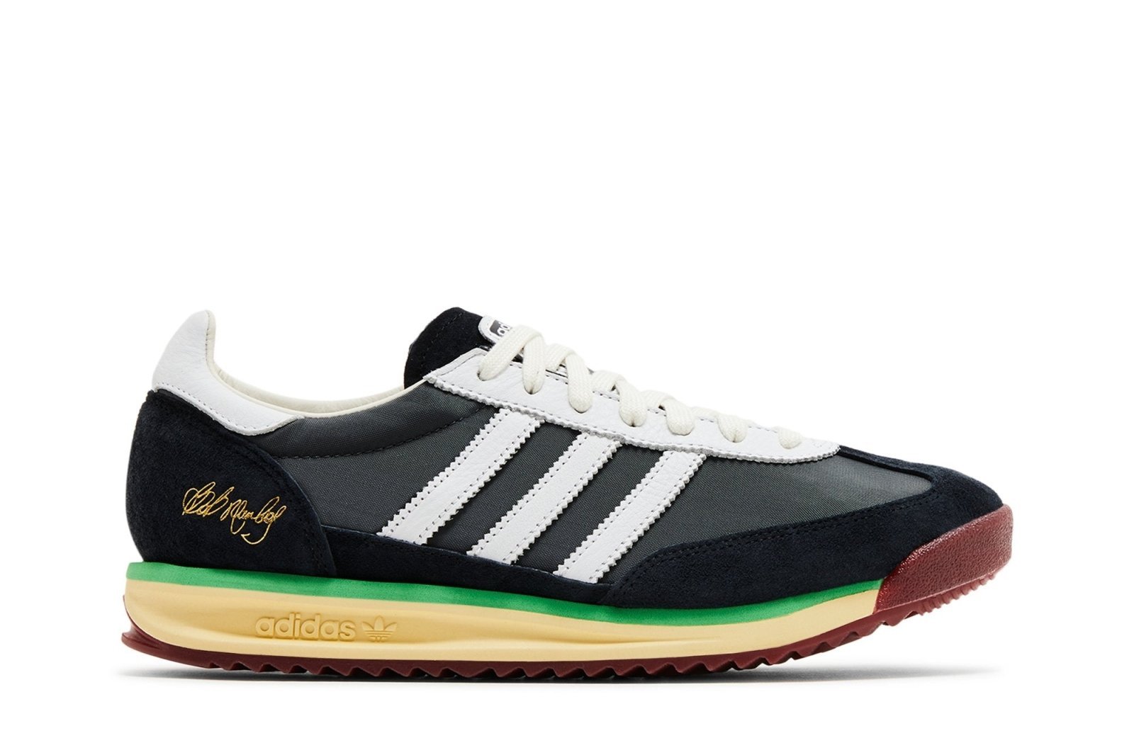 Tênis adidas SL 72 RS x Bob Marley One Love Preto - Visual 1