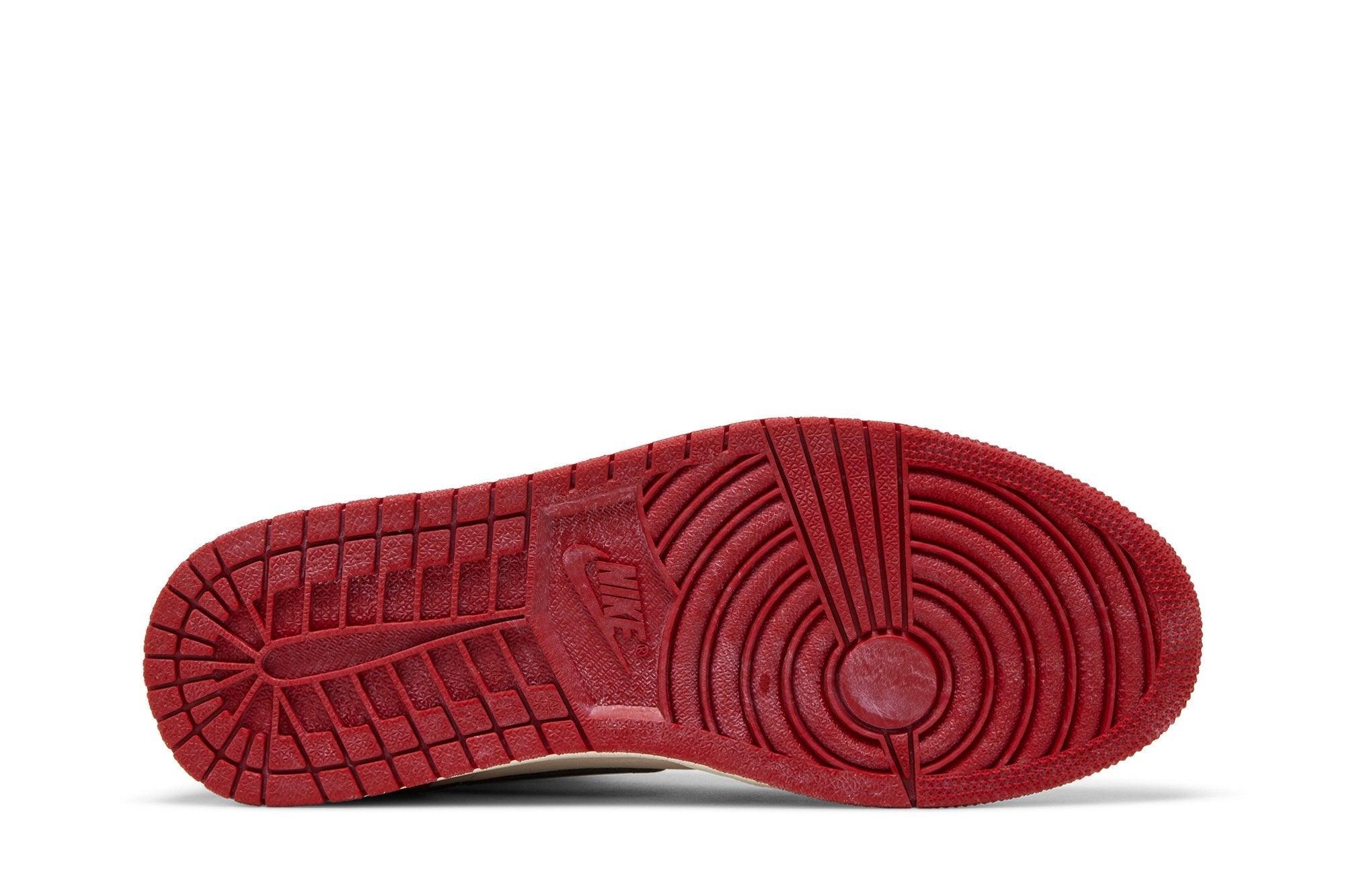Tênis Air Jordan 1 High Chicago Lost and Found Vermelho - Visual 3