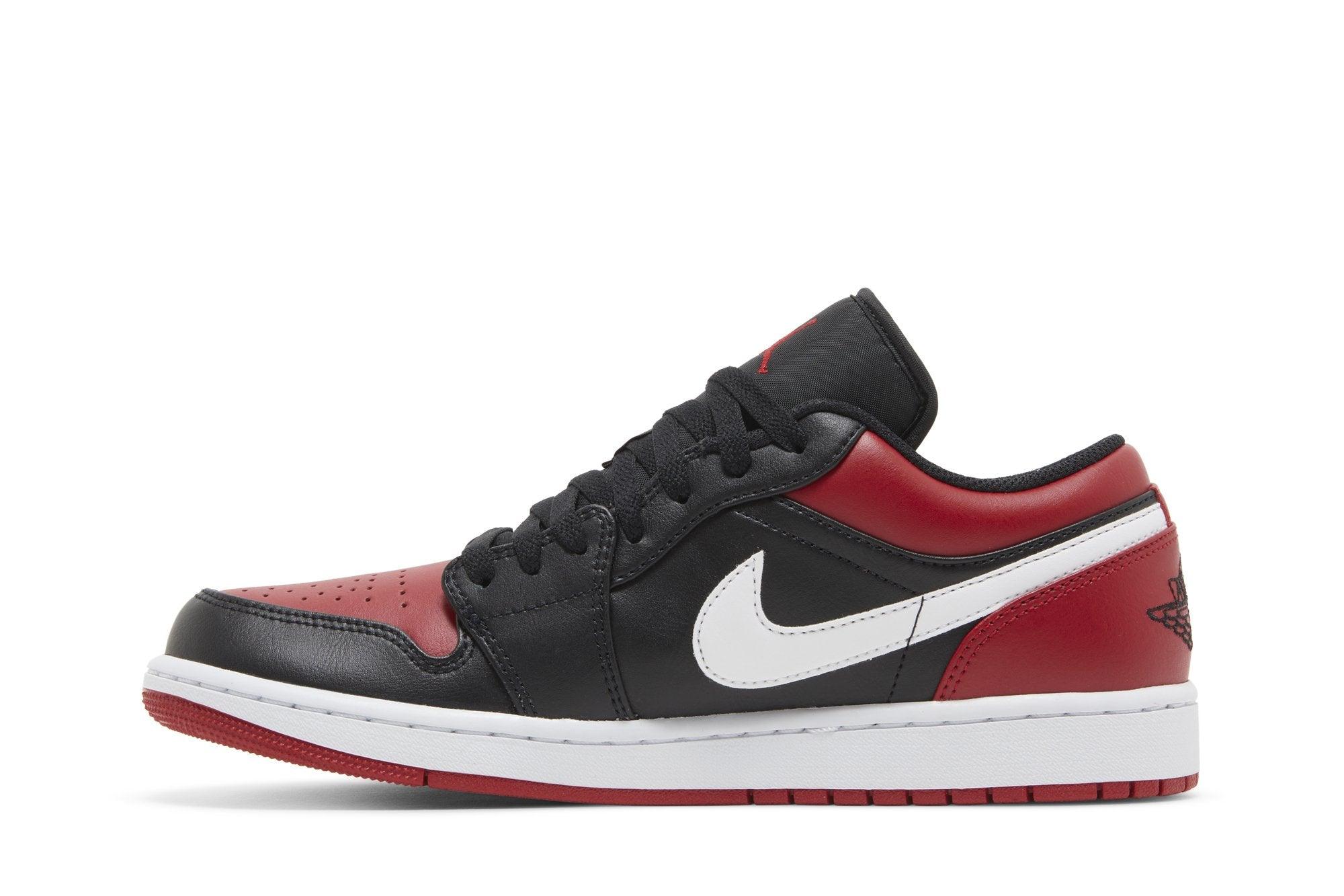 Tênis Air Jordan 1 Low Alternate Bred Toe Vermelho