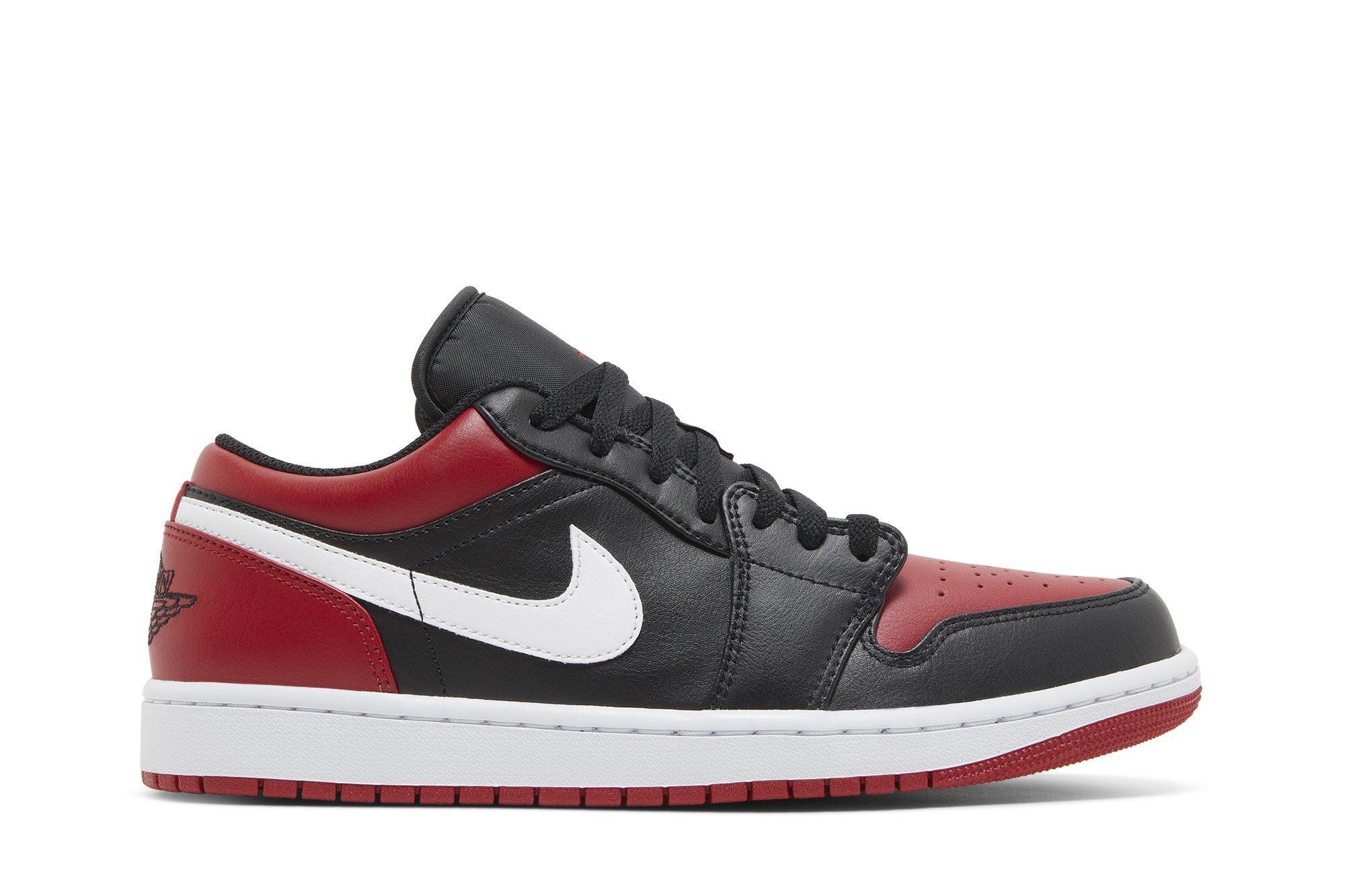 Tênis Air Jordan 1 Low Alternate Bred Toe Vermelho