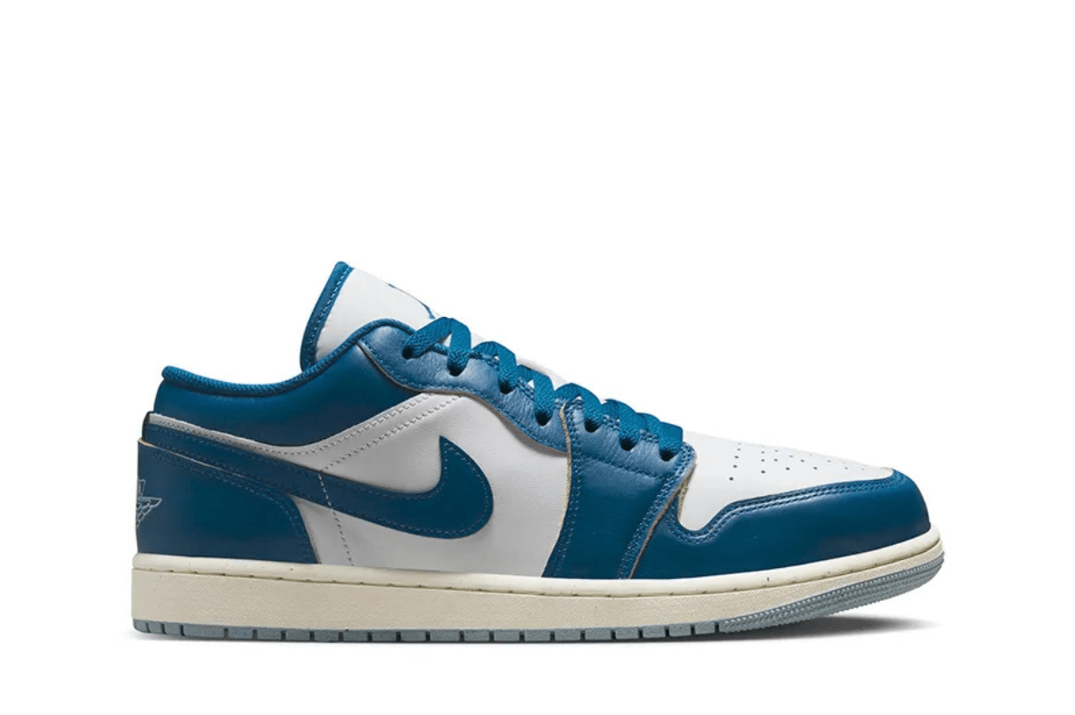 Tênis Air Jordan 1 Low Industrial Blue Azul