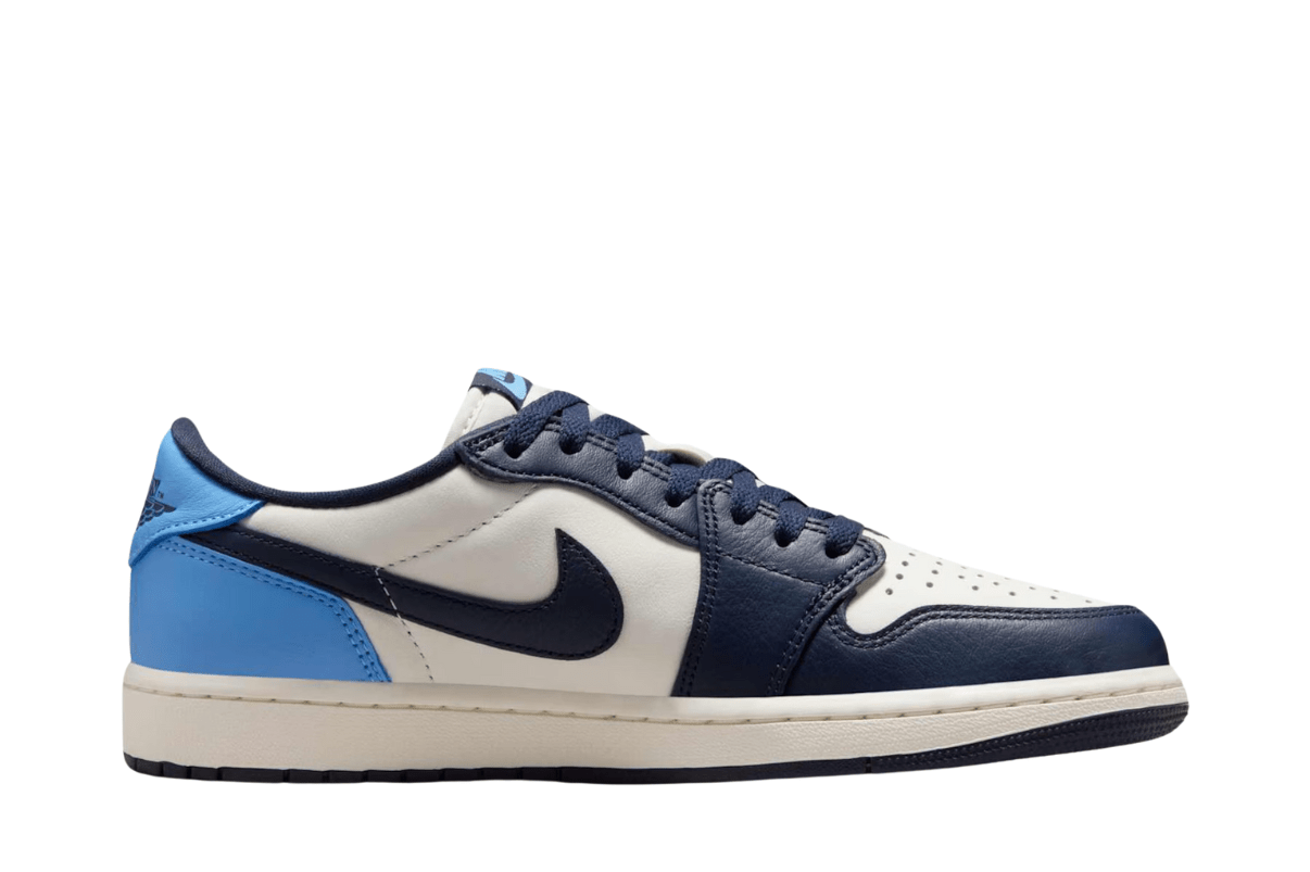 Tênis Air Jordan 1 Low OG Obsidian UNC Azul - Vive o agora