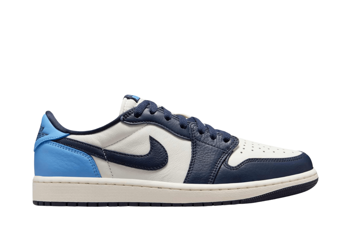 Tênis Air Jordan 1 Low OG Obsidian UNC Azul - Nasceu para romper padrões