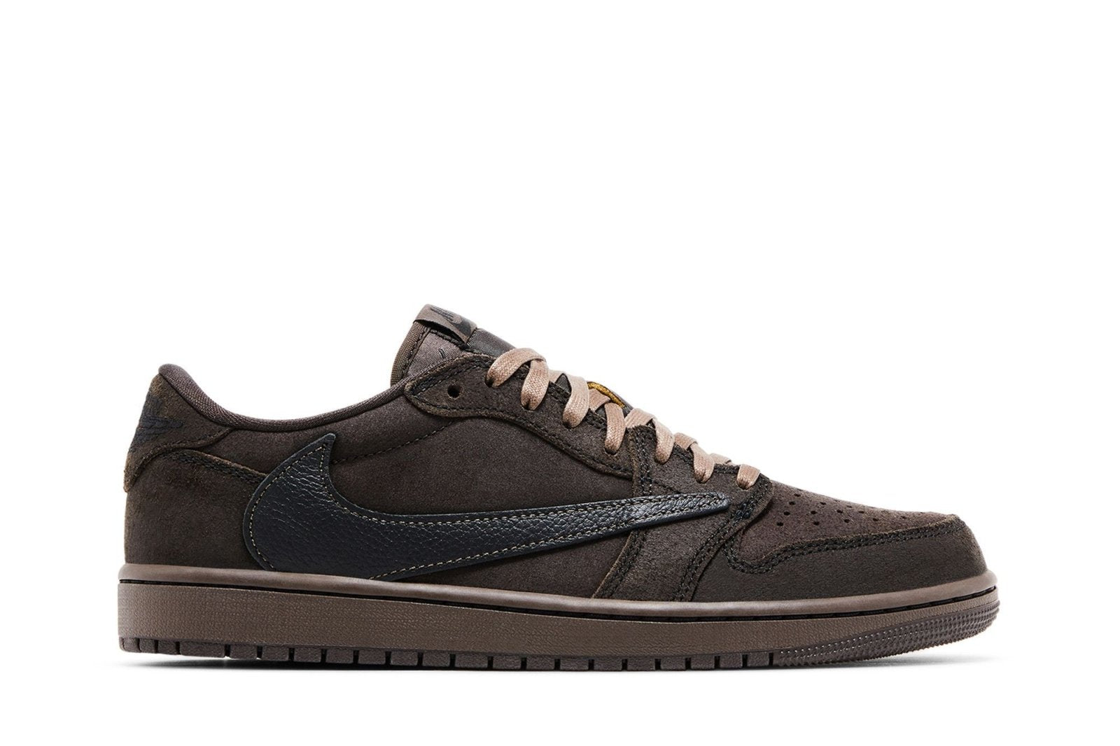Tênis Air Jordan 1 Low OG SP x Travis Scott Velvet Brown Marrom