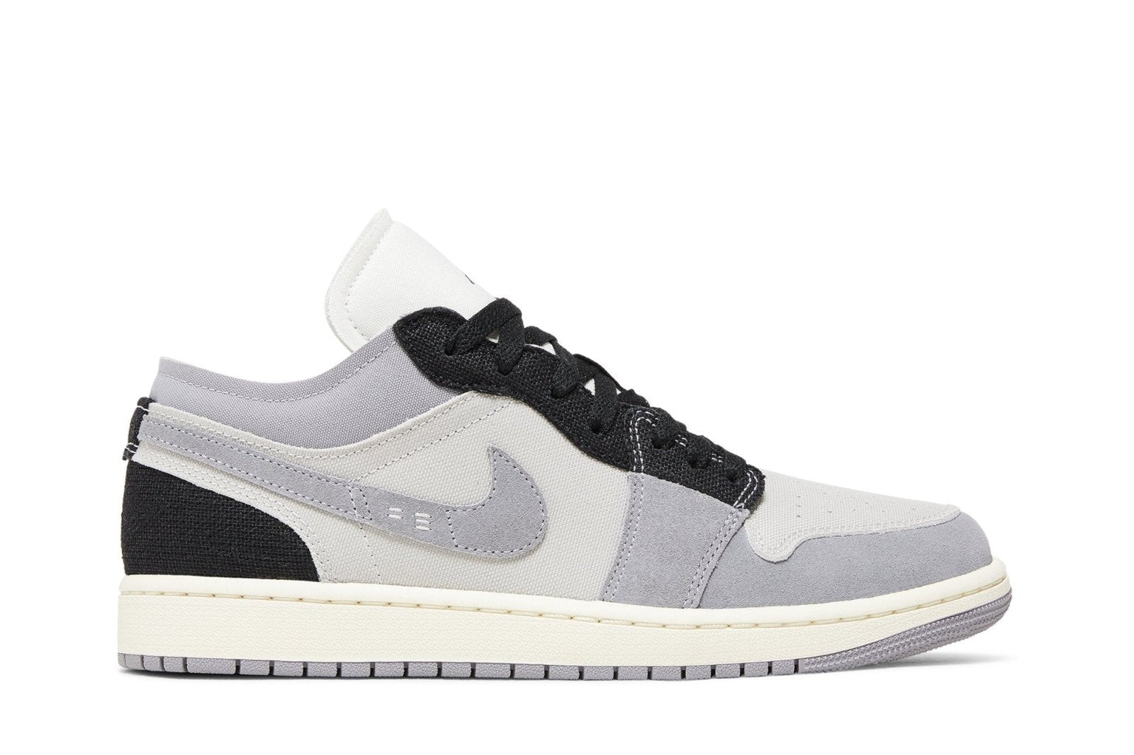 Tênis Air Jordan 1 Low SE Craft Inside Out Cement Grey - Visual 1