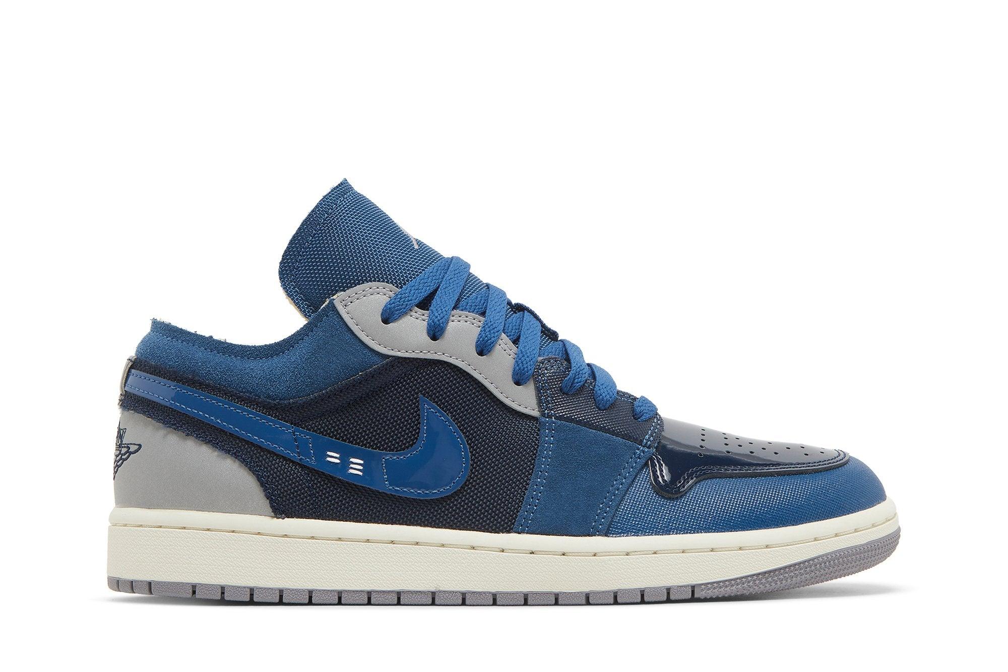 Tênis Air Jordan 1 Low SE Craft Inside Out Obsidian Azul