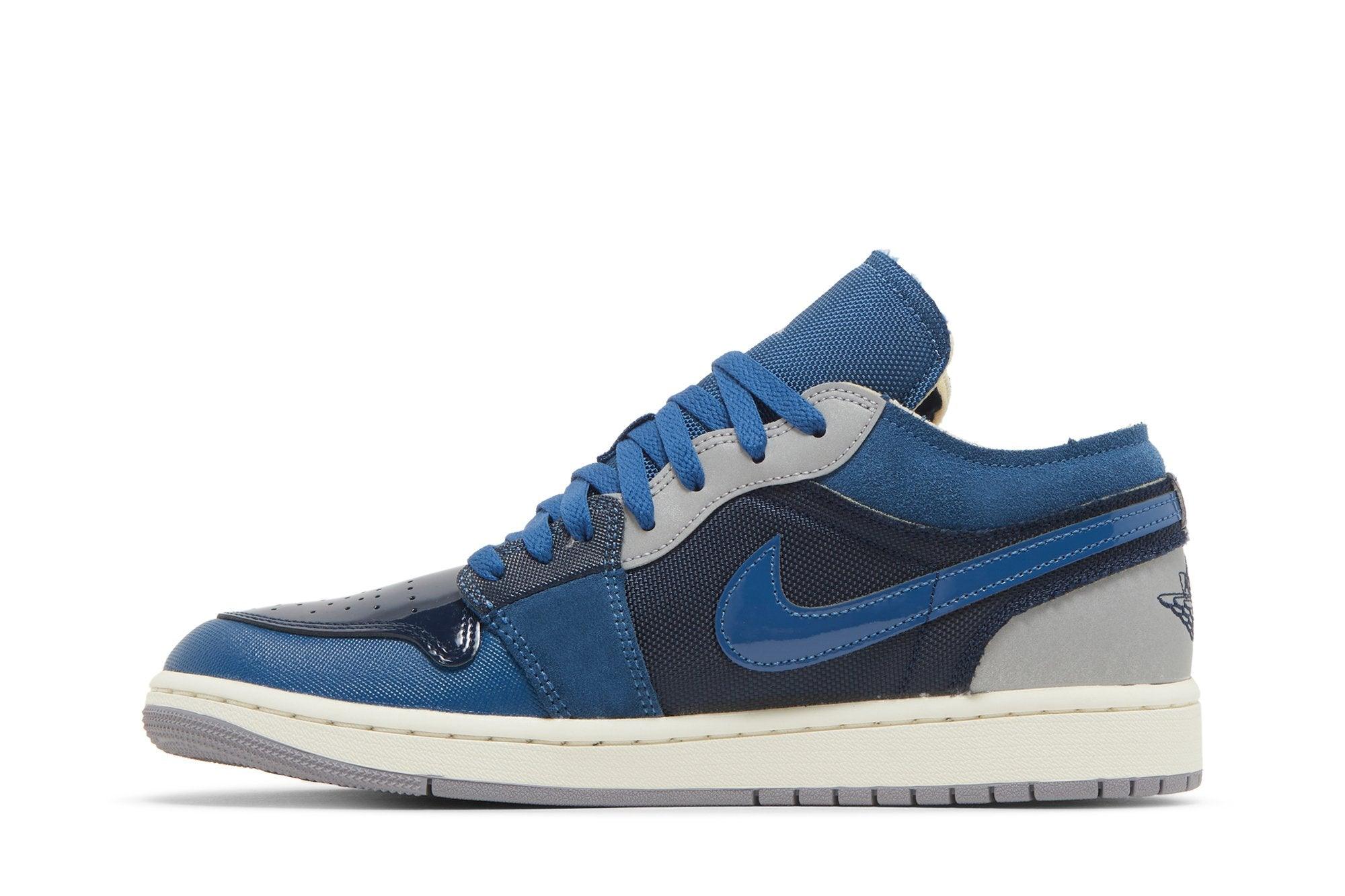 Tênis Air Jordan 1 Low SE Craft Inside Out Obsidian Azul