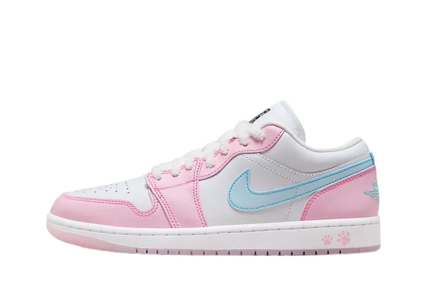 Tênis Air Jordan 1 Low SE Paw Print Pink Foam Rosa - Imagem 2