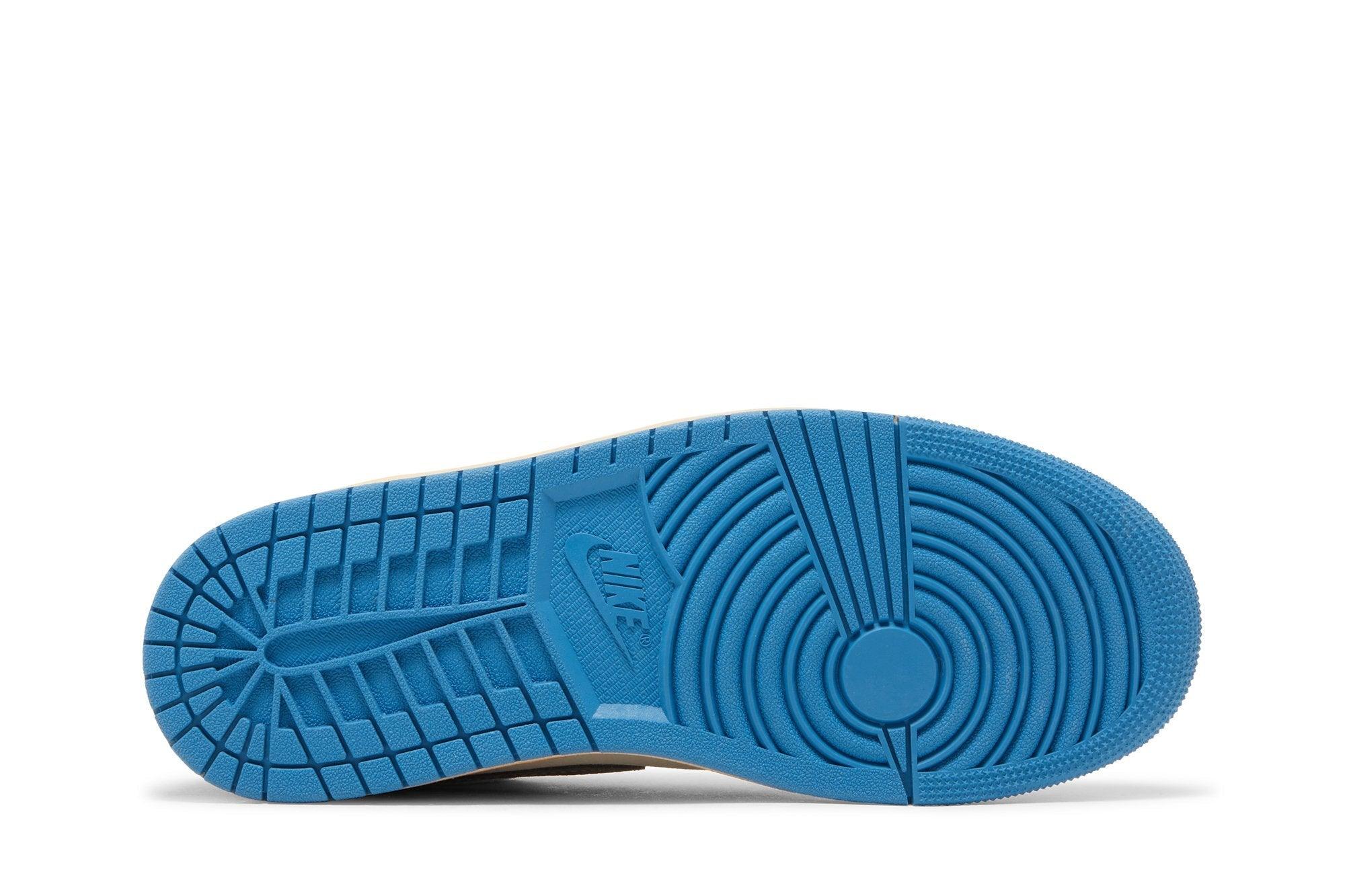 Tênis Air Jordan 1 Low Vintage UNC Grey Azul - Visual 3