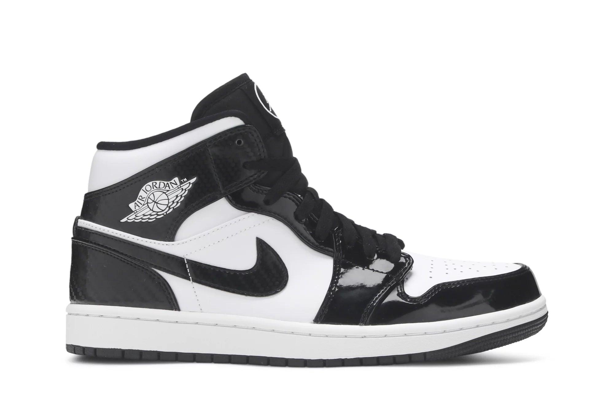 Tênis Air Jordan 1 Mid Carbon Fiber Preto - imagem 1