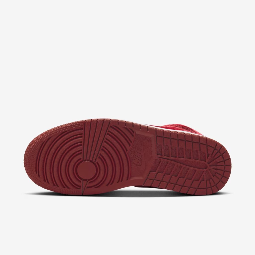 Tênis Air Jordan 1 Mid SE Red Velvet Vermelho - Visual 3