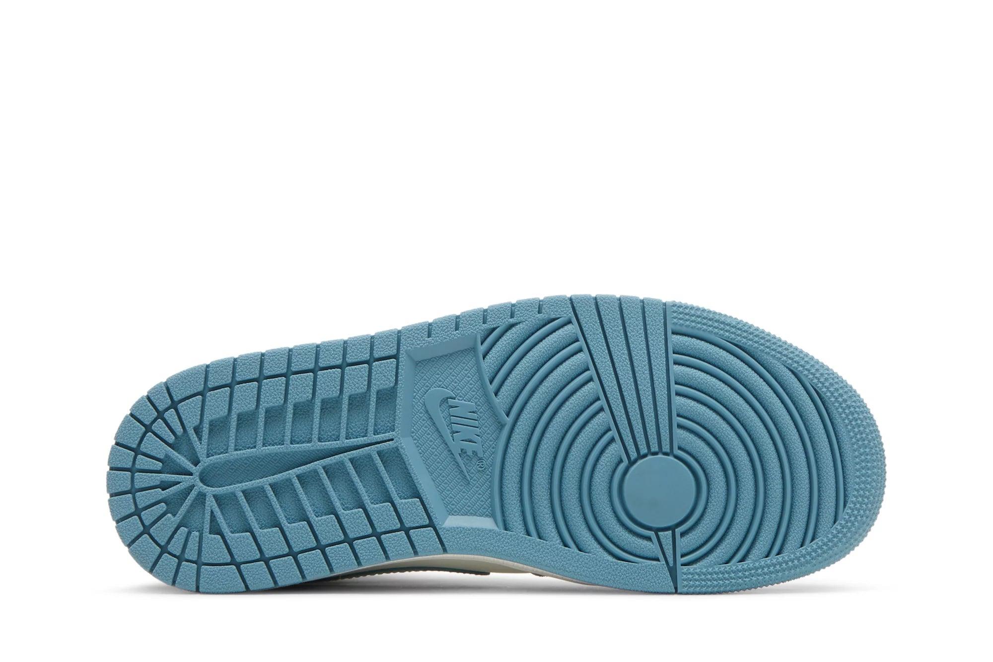 Tênis Air Jordan 1 Mid University Blue (UNC) Azul - Detalhes