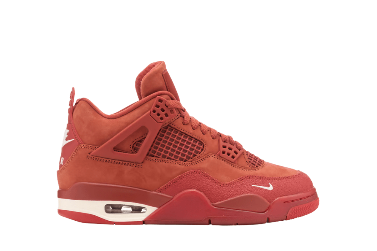 Tênis Air Jordan 4 Retrô OG SP Nigel Sylvester Brick by Brick Vermelho