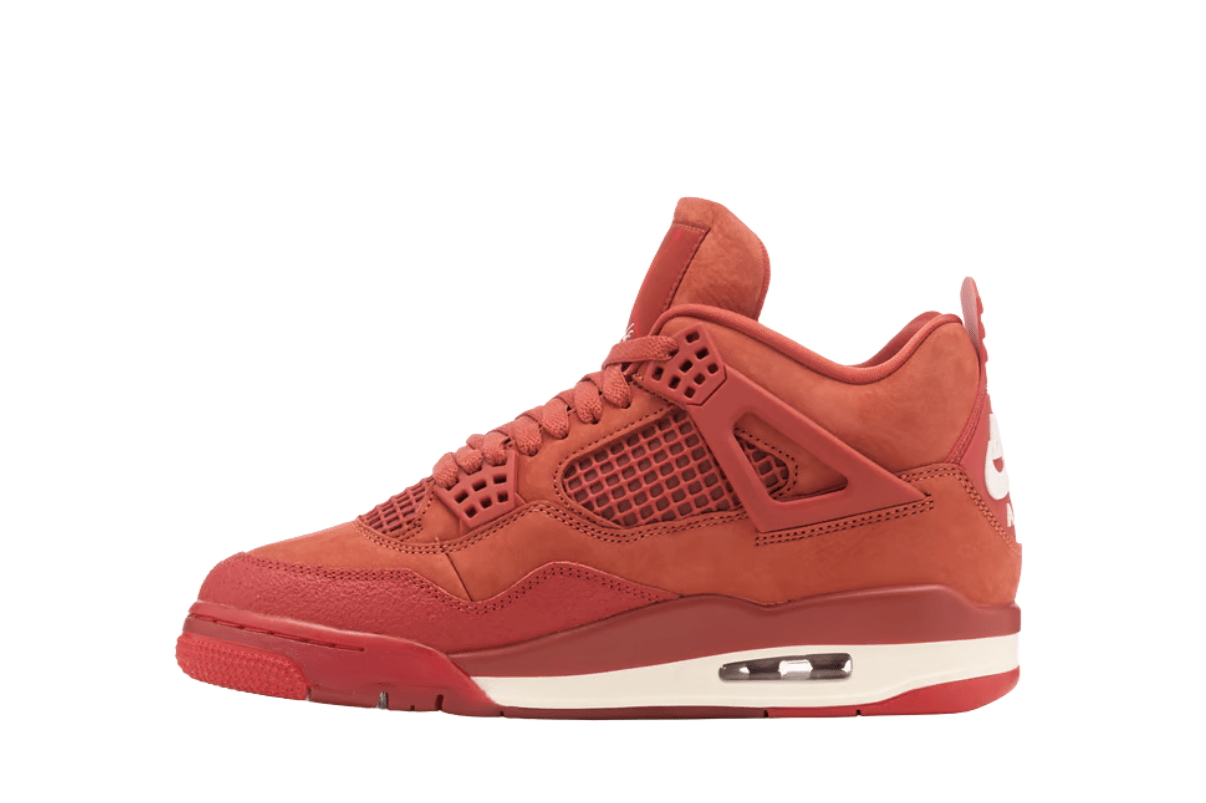 Tênis Air Jordan 4 Retrô OG SP Nigel Sylvester Brick by Brick Vermelho