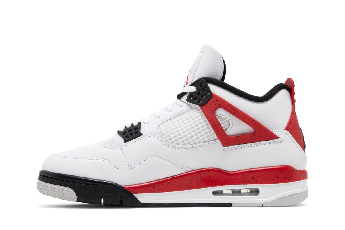 Tênis Air Jordan 4 Retro Red Cement Branco - Vista 2