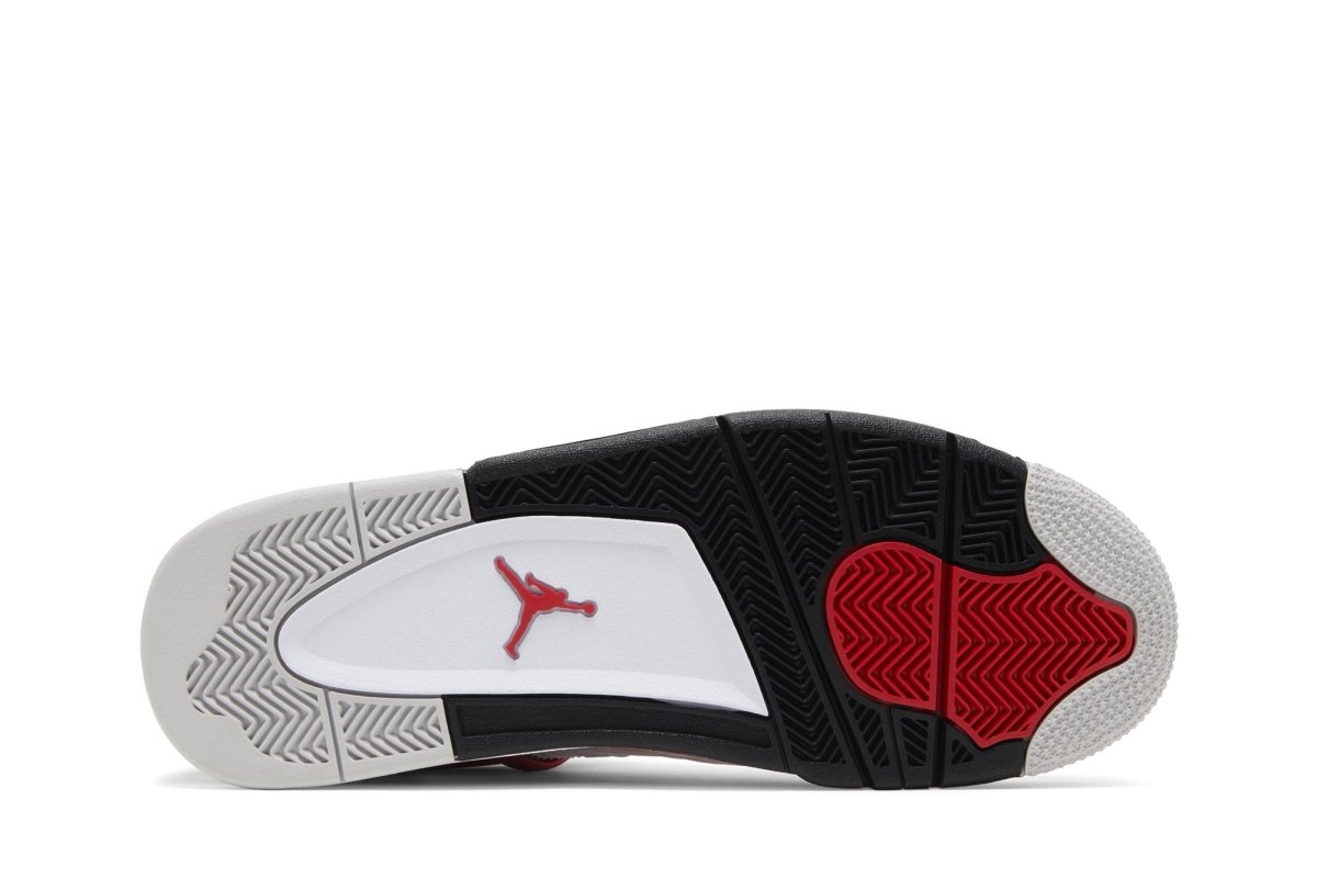Tênis Air Jordan 4 Retro Red Cement Branco - Vista 3