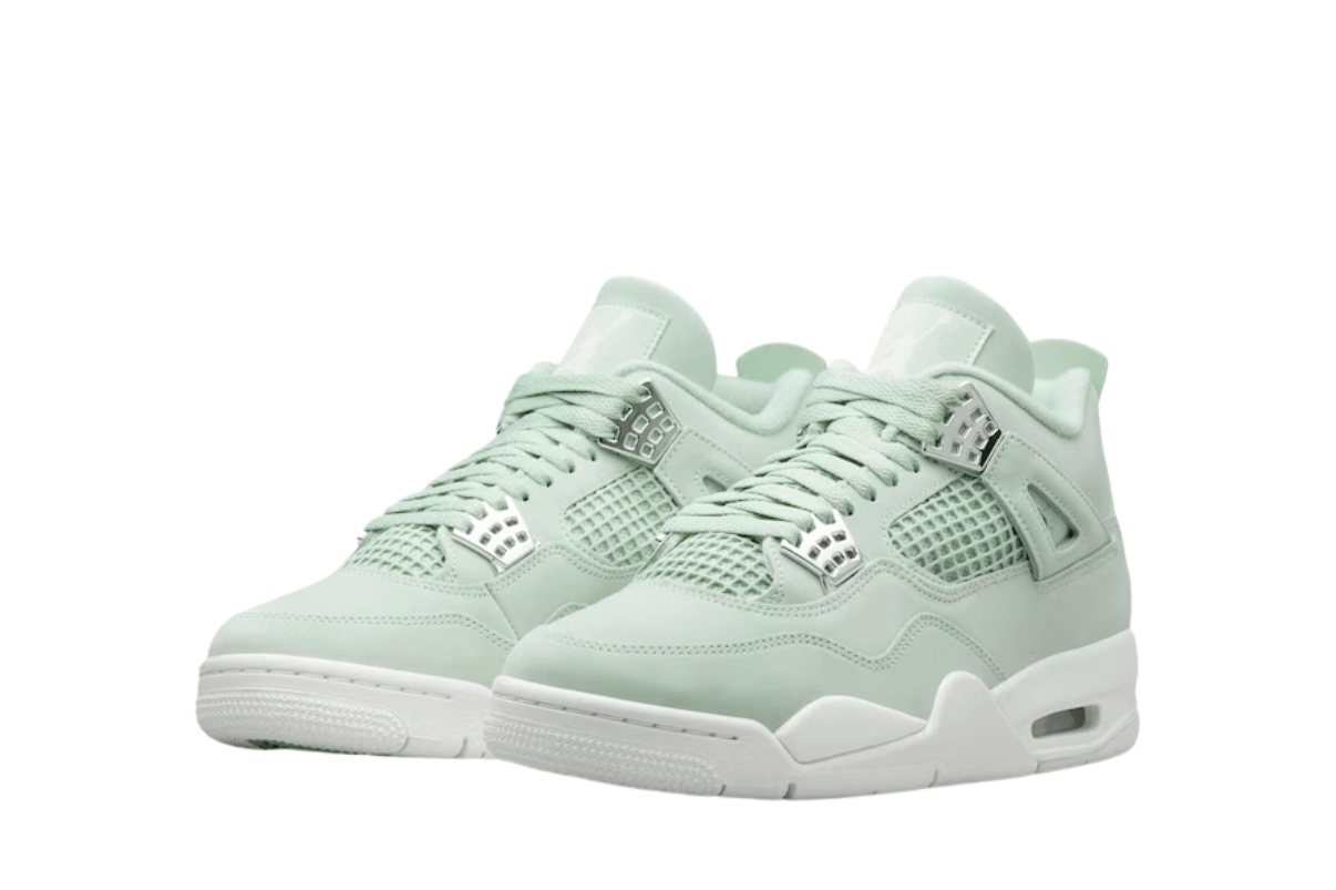 Tênis Air Jordan 4 Retrô Seafoam Verde - Imagem 3