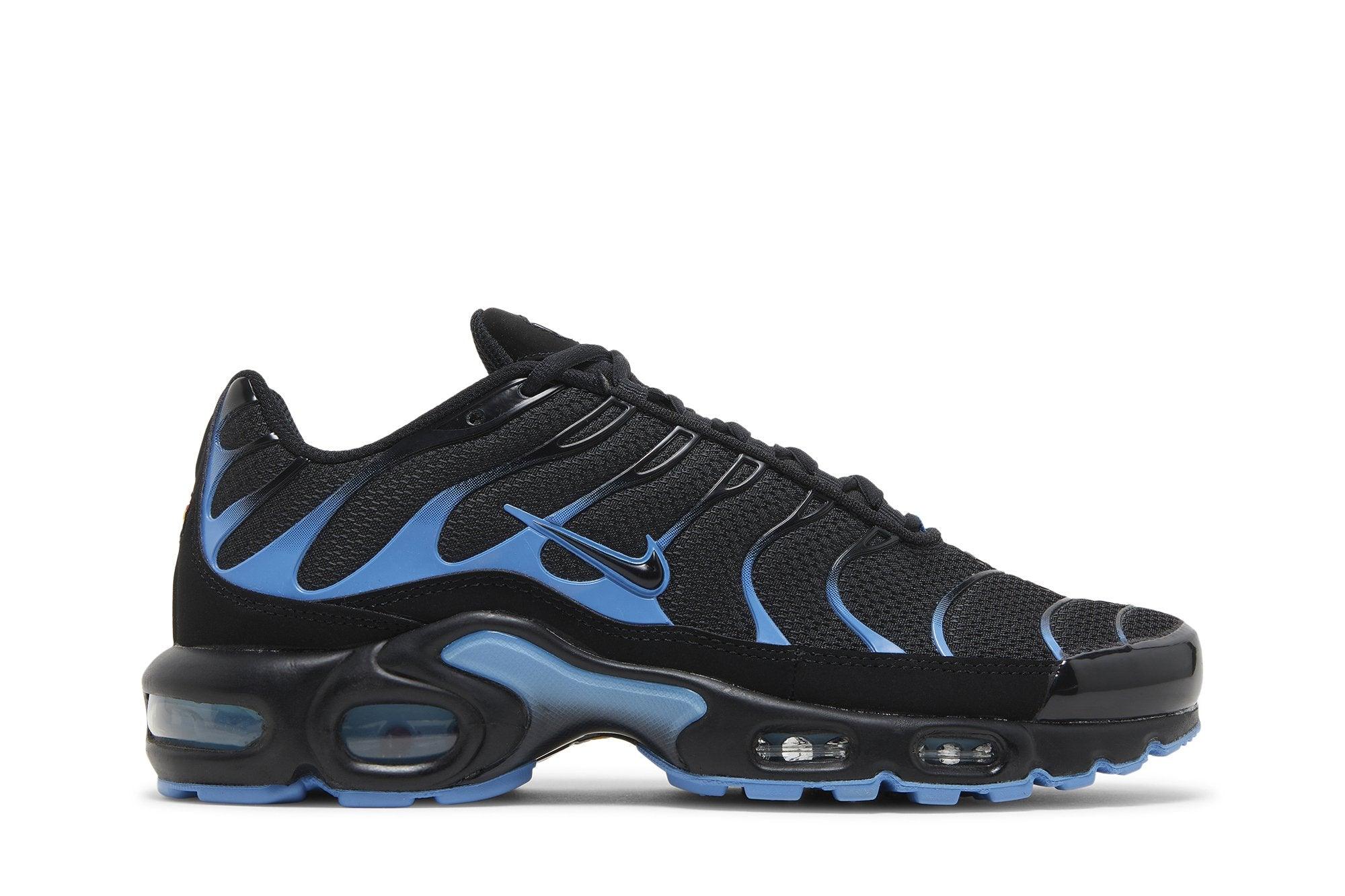 Tênis Air Max Plus Black University Blue Preto