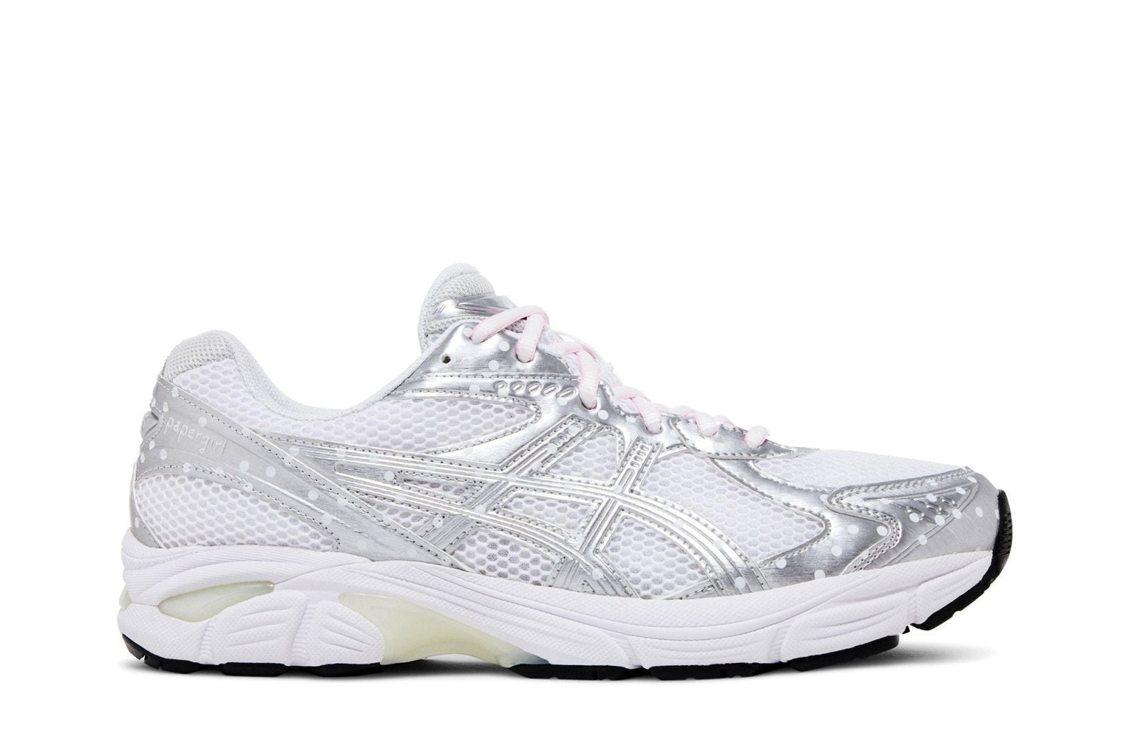 Tênis Asics GT-2160 x PaperGirl Beams White Silver Branco - Vista Lateral