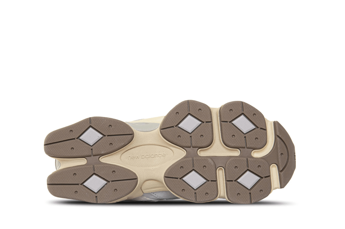 Tênis New Balance 9060 Pearl Grey Linen Azul - Movimento com sofisticação