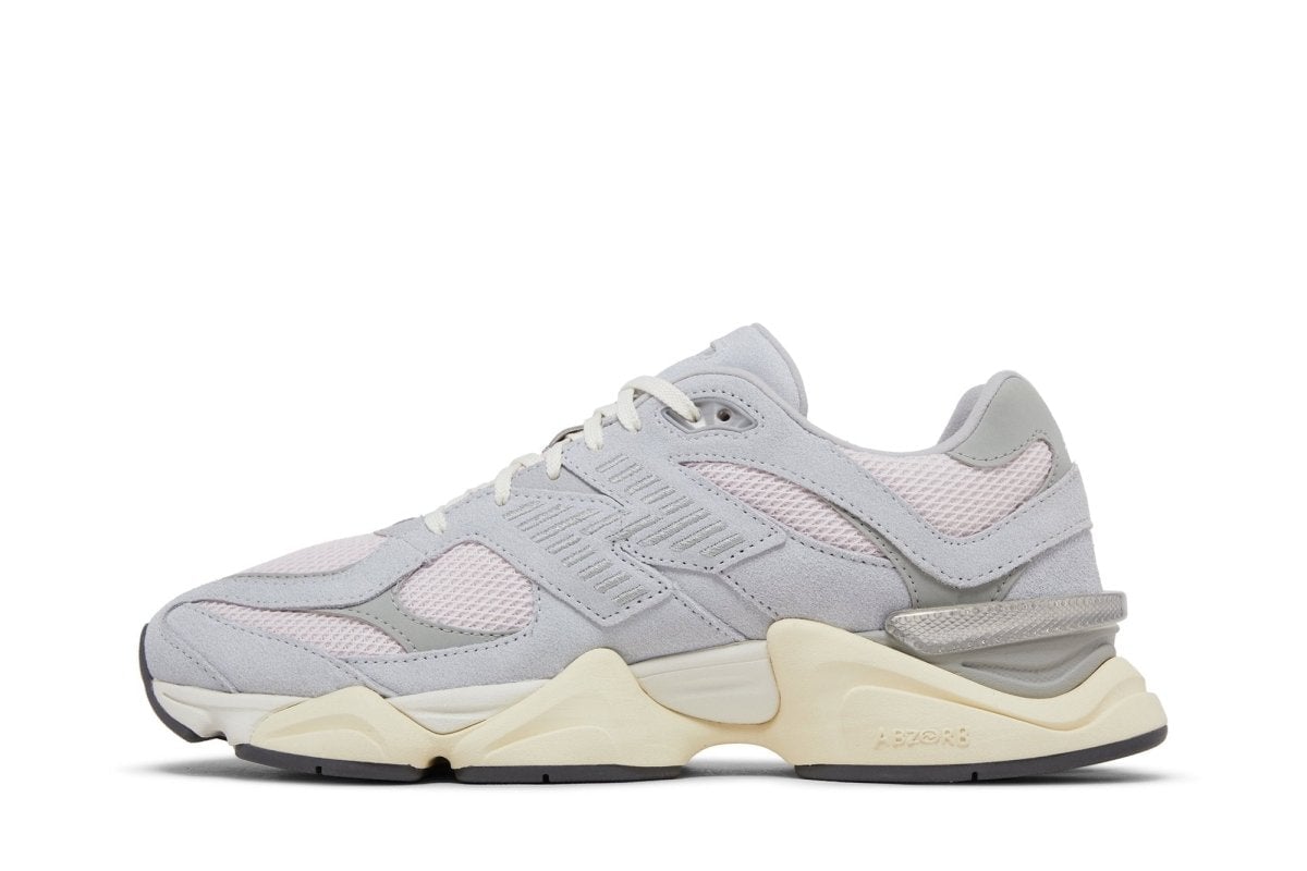 Tênis New Balance 9060 Pink Granite Silver Metallic Silver Cinza