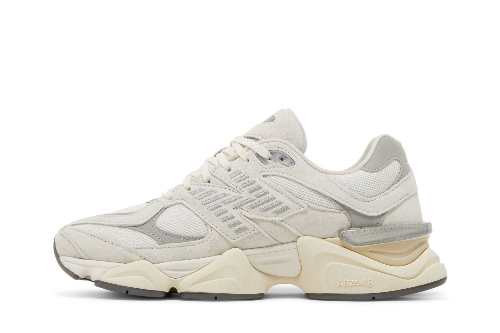 Tênis New Balance 9060 Sea Salt Concrete Branco - Vista Frontal