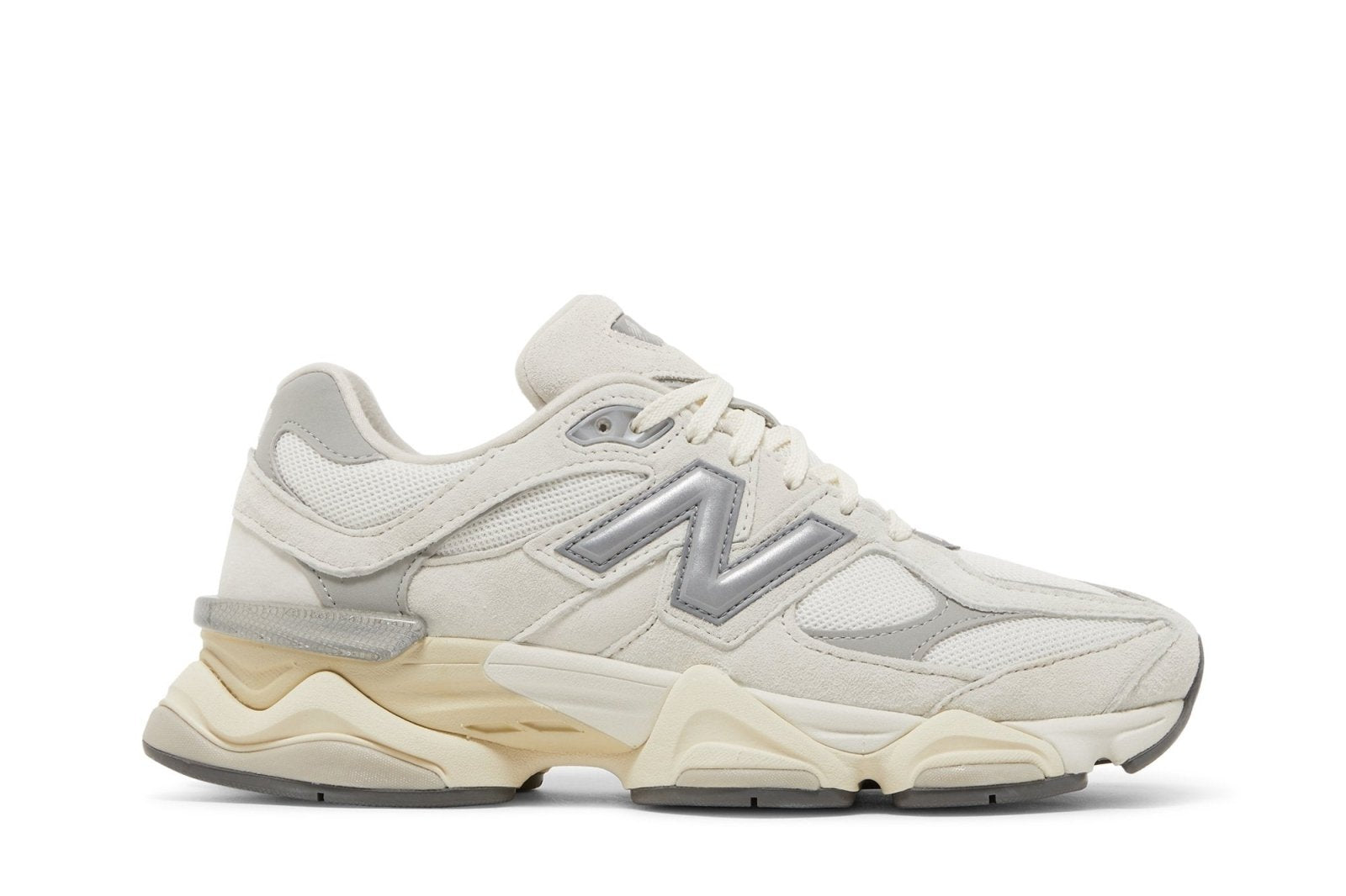 Tênis New Balance 9060 Sea Salt Concrete Branco - Vista Lateral