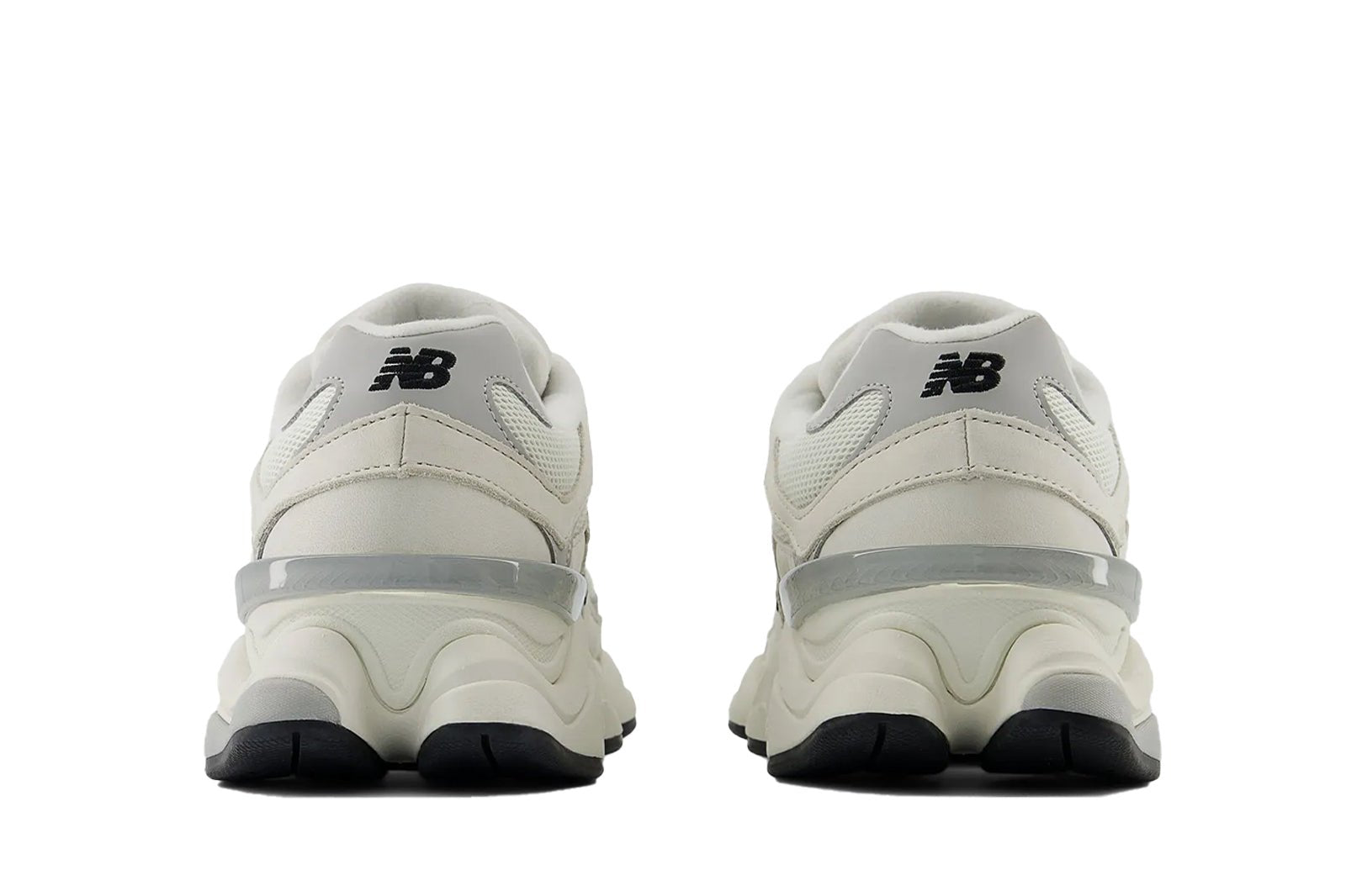 Tênis New Balance 9060 Sea Salt Raincloud Cinza - Vista Lateral