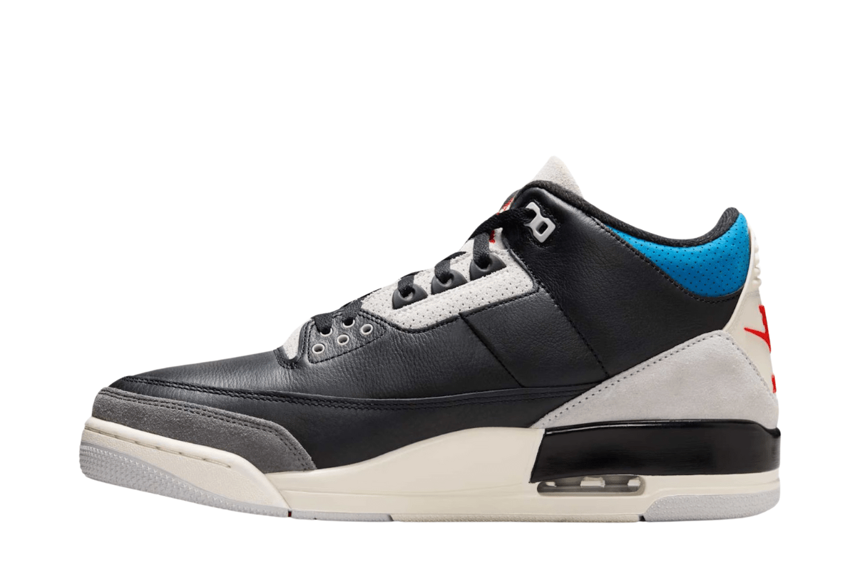 Tênis Nike Air Jordan 3 OG Rare Air Preto - Vista 3
