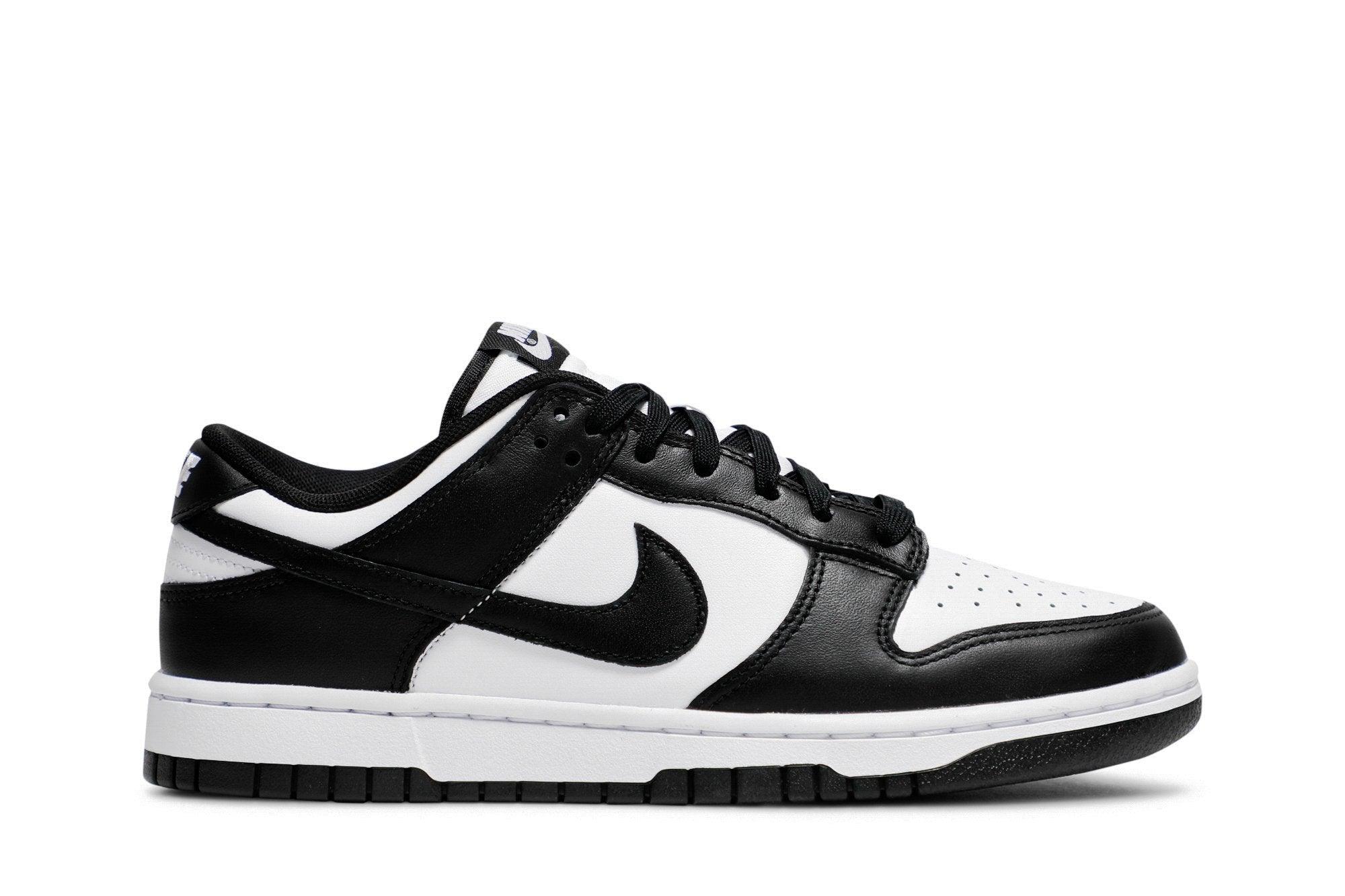 Tênis Nike Dunk Low Black OG Panda Preto - Vista Lateral