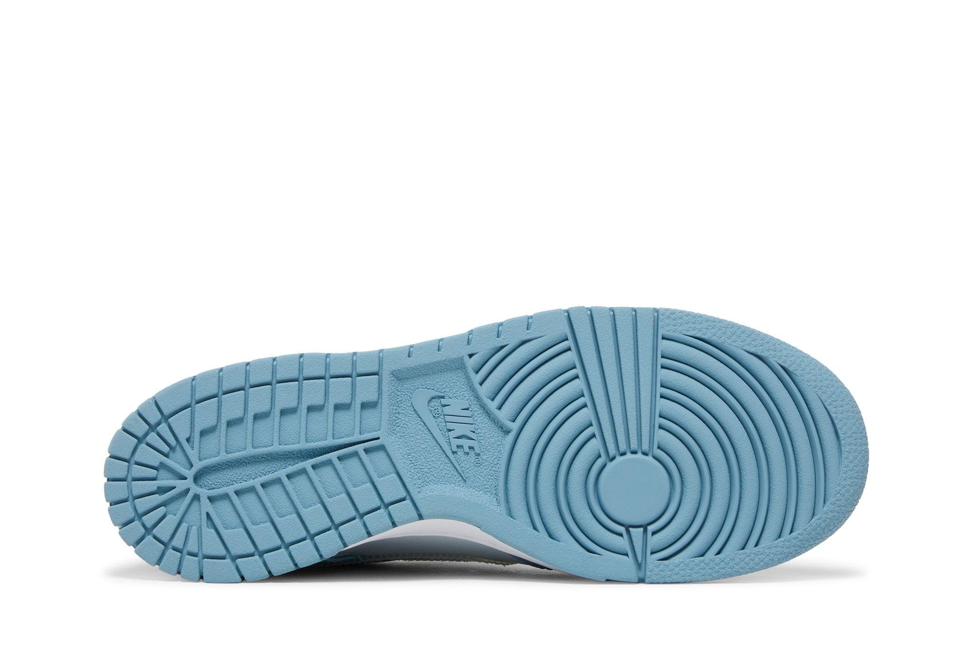 Tênis Nike Dunk Low Blue Clear Swoosh Azul - Imagem 3