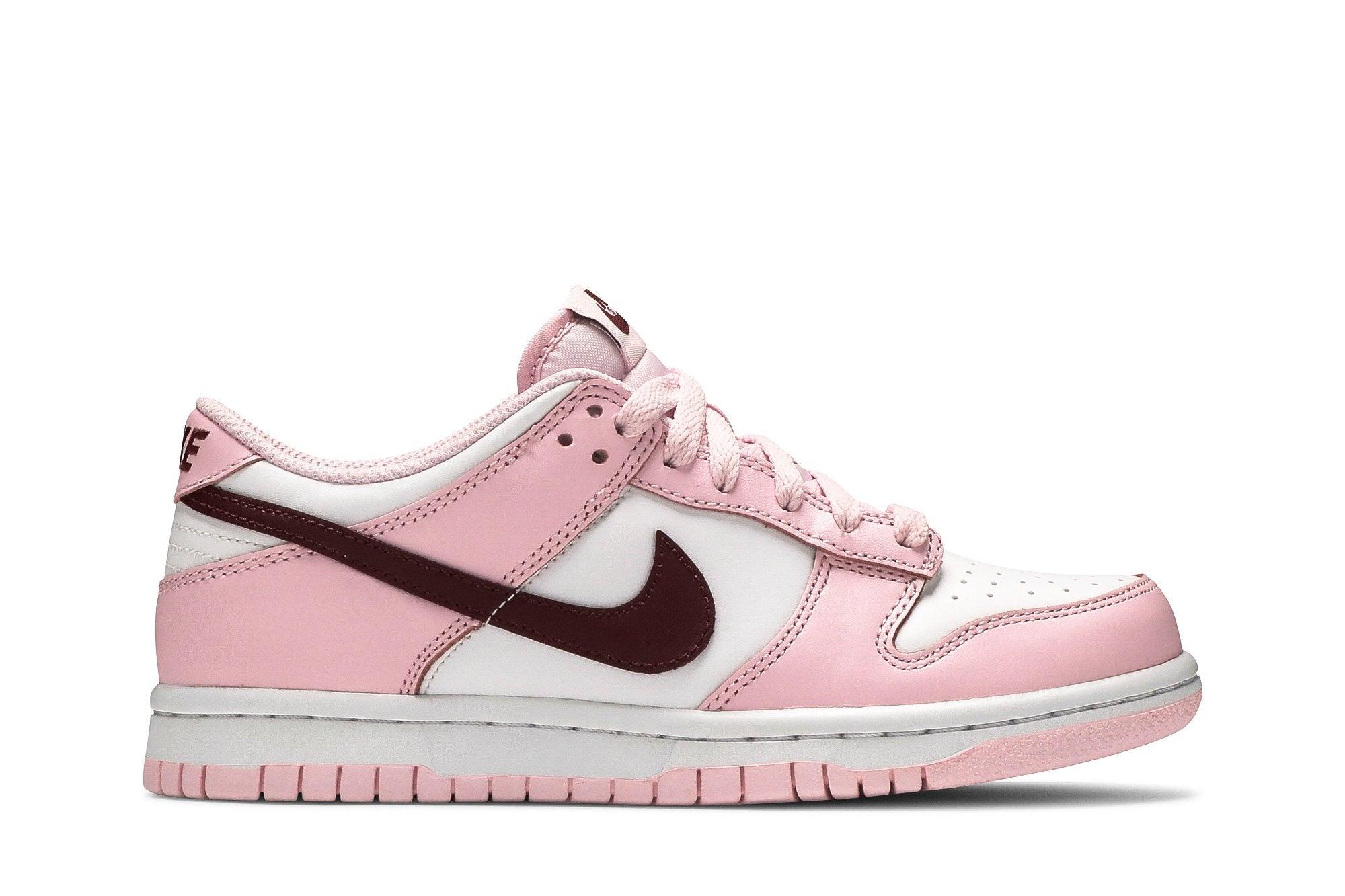 Tênis Nike Dunk Low Pink Red White Rosa - Vista 1