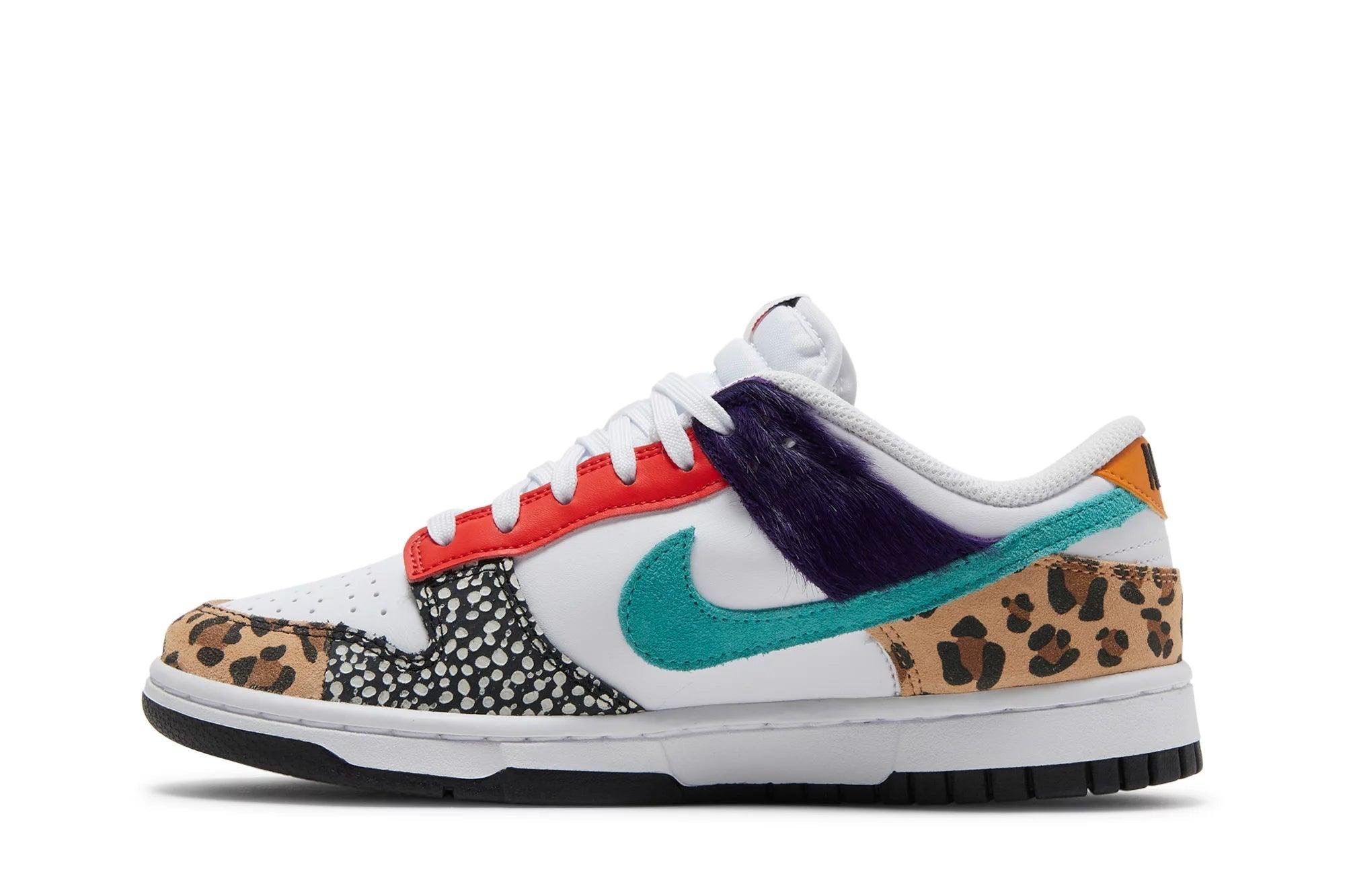 Tênis Nike Dunk Low SE Animal Colorido - Visual 2