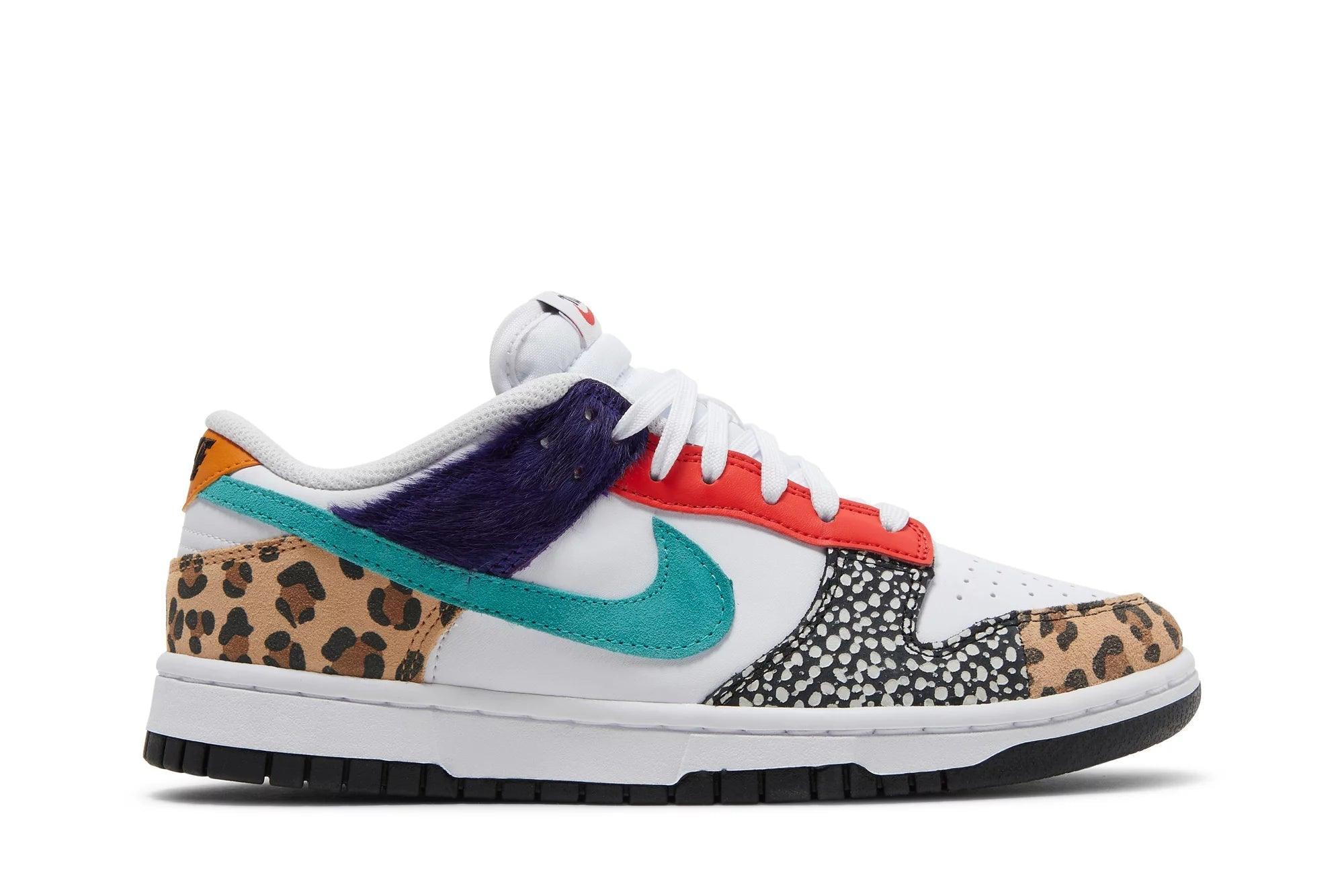 Tênis Nike Dunk Low SE Animal Colorido - Visual 1