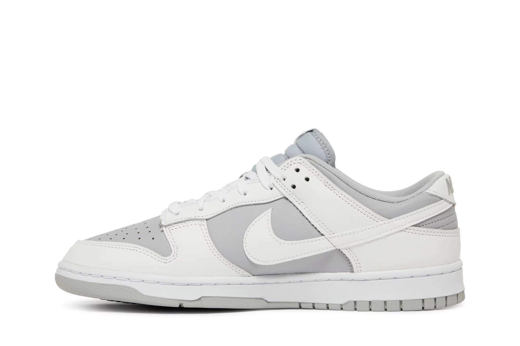 Tênis Nike Dunk Low White Neutral Grey Cinza - Vista frontal