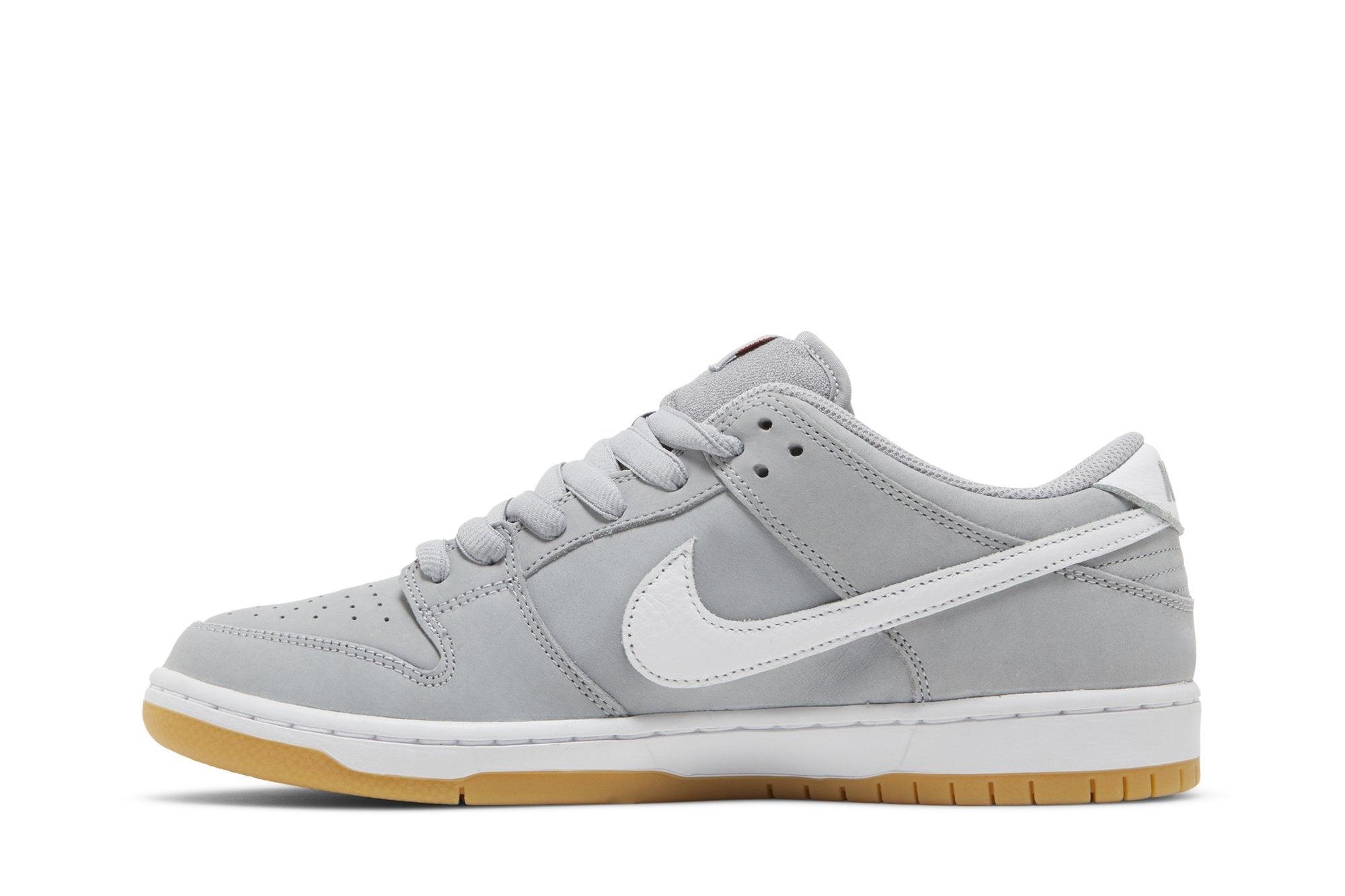 Tênis Nike SB Dunk Low Pro ISO Grey Gum Cinza - Detalhe do Solado